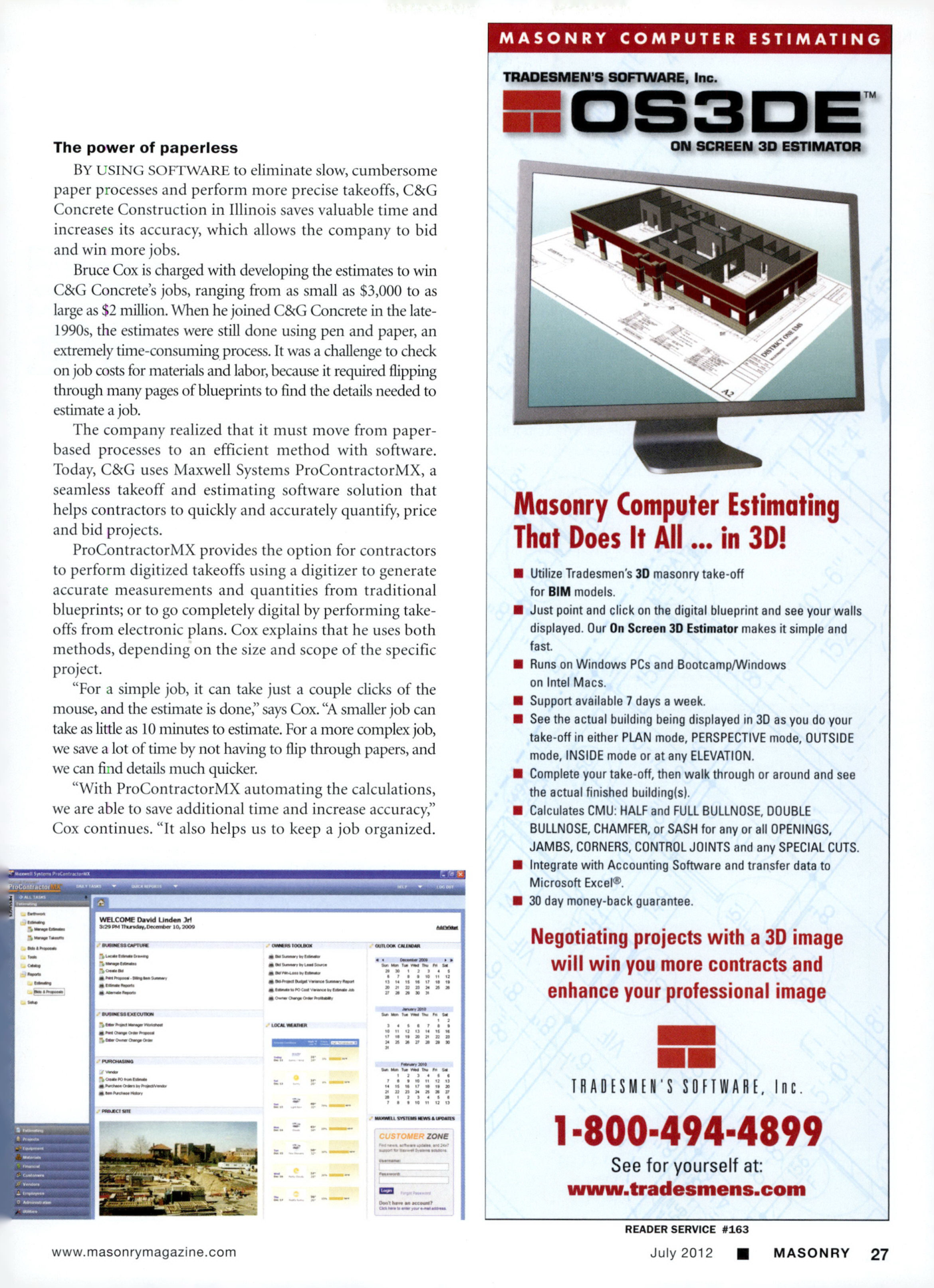 Masonry Magazine July 2012 Page. 29