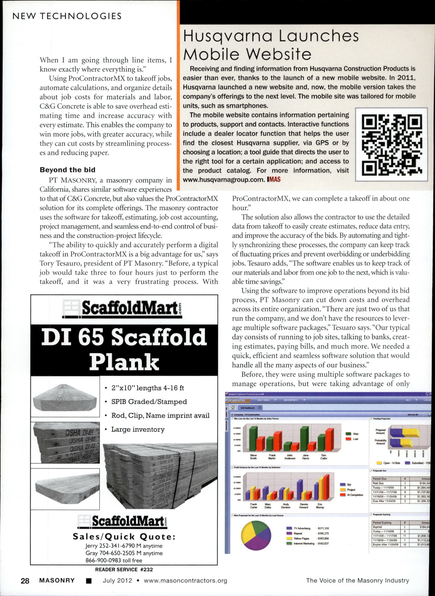 Masonry Magazine July 2012 Page. 30