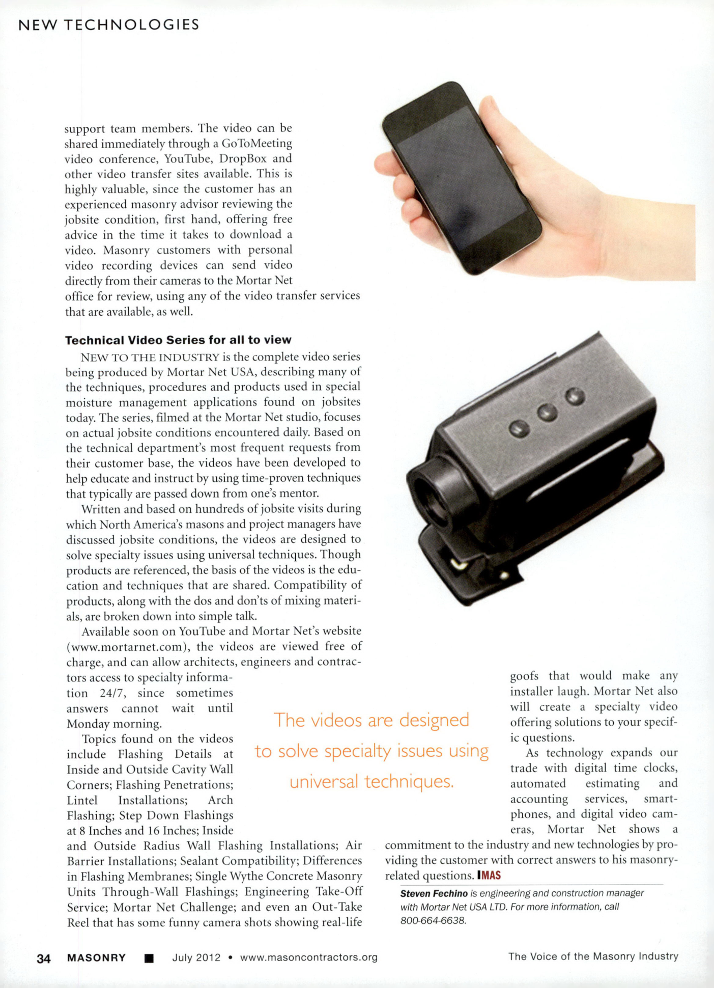 Masonry Magazine July 2012 Page. 36