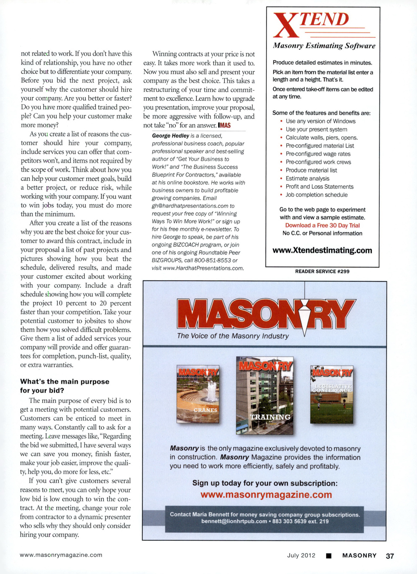 Masonry Magazine July 2012 Page. 39