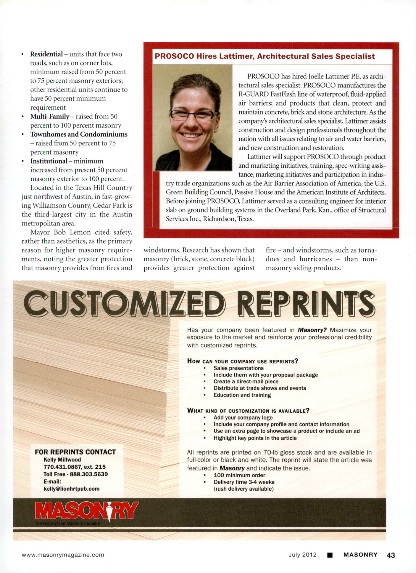 Masonry Magazine July 2012 Page. 45