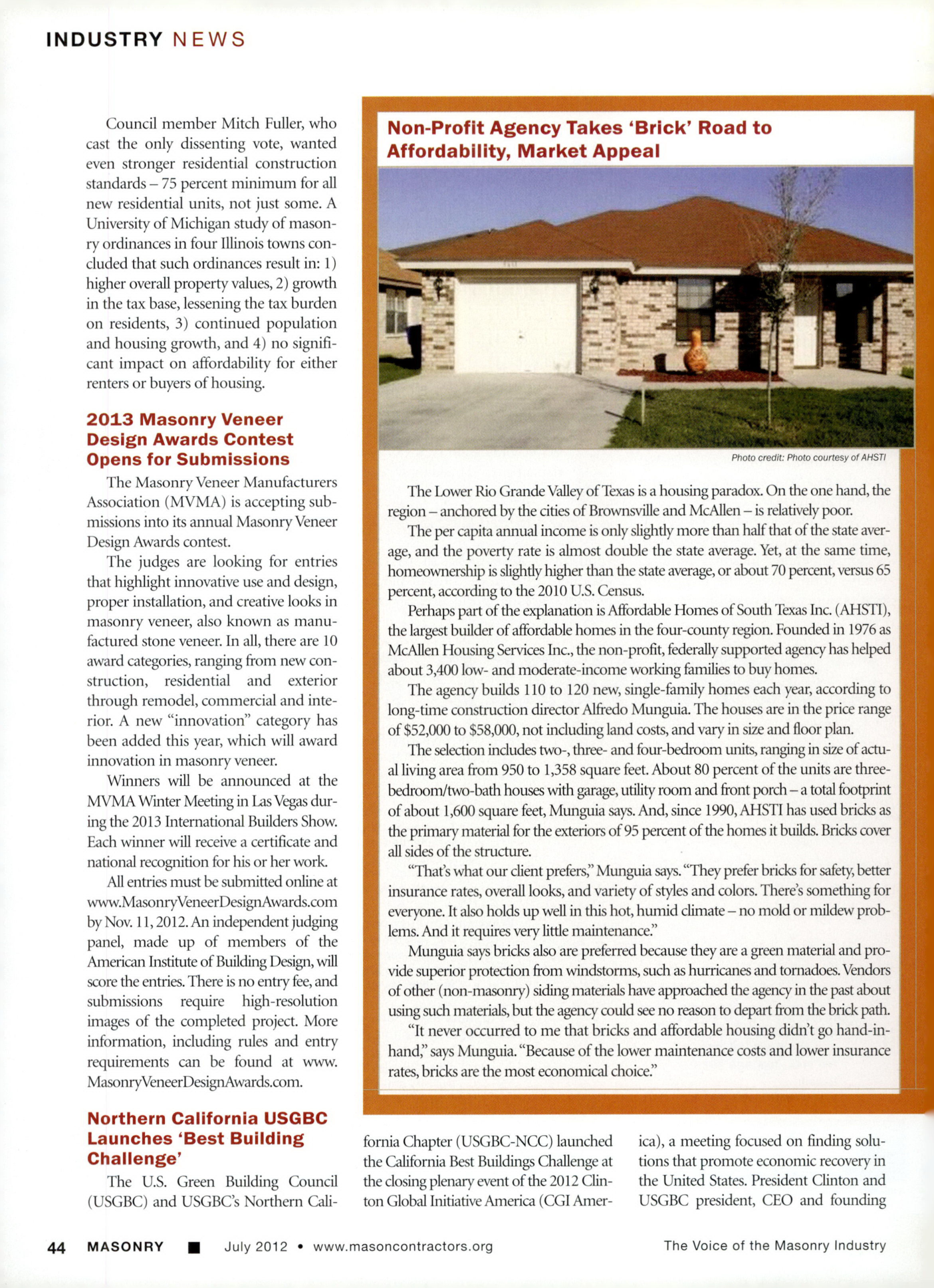 Masonry Magazine July 2012 Page. 46
