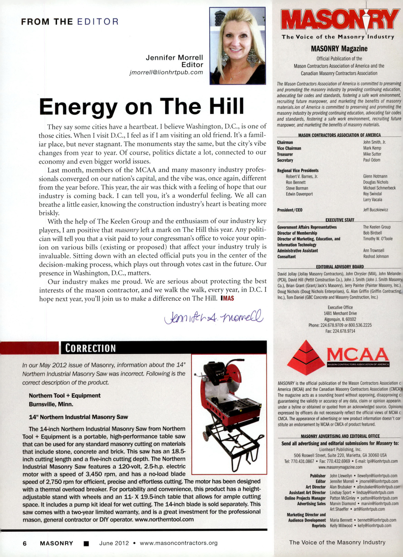 Masonry Magazine June 2012 Page. 8
