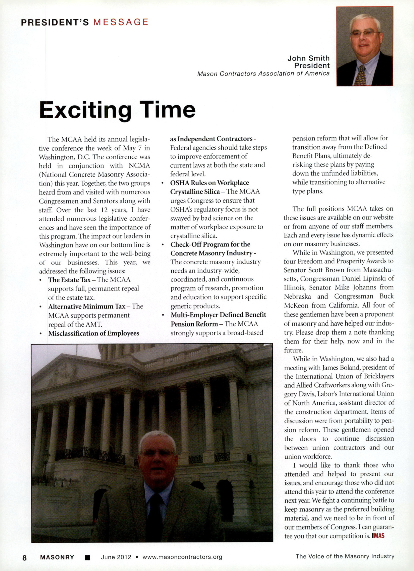 Masonry Magazine June 2012 Page. 10