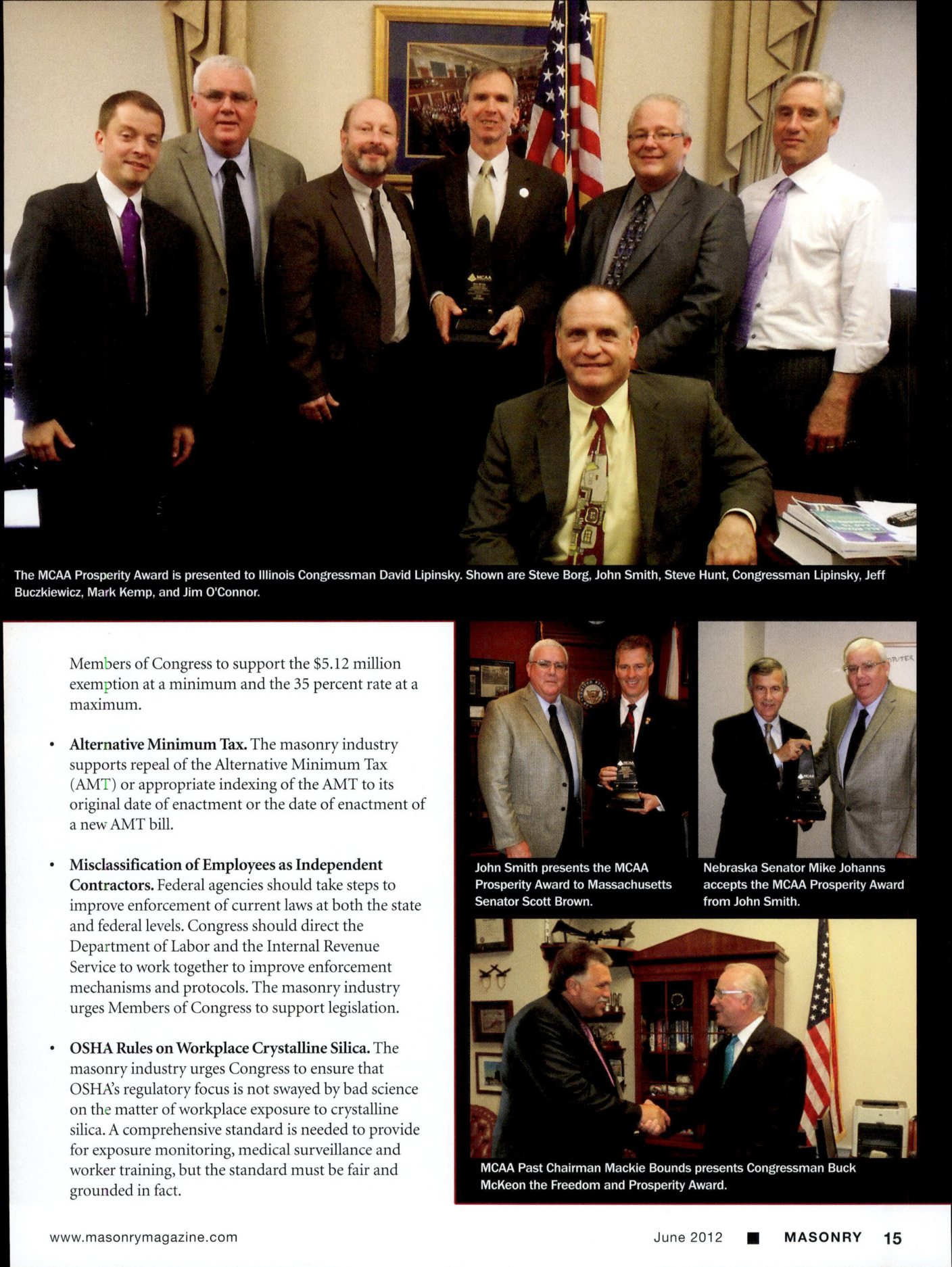 Masonry Magazine June 2012 Page. 17