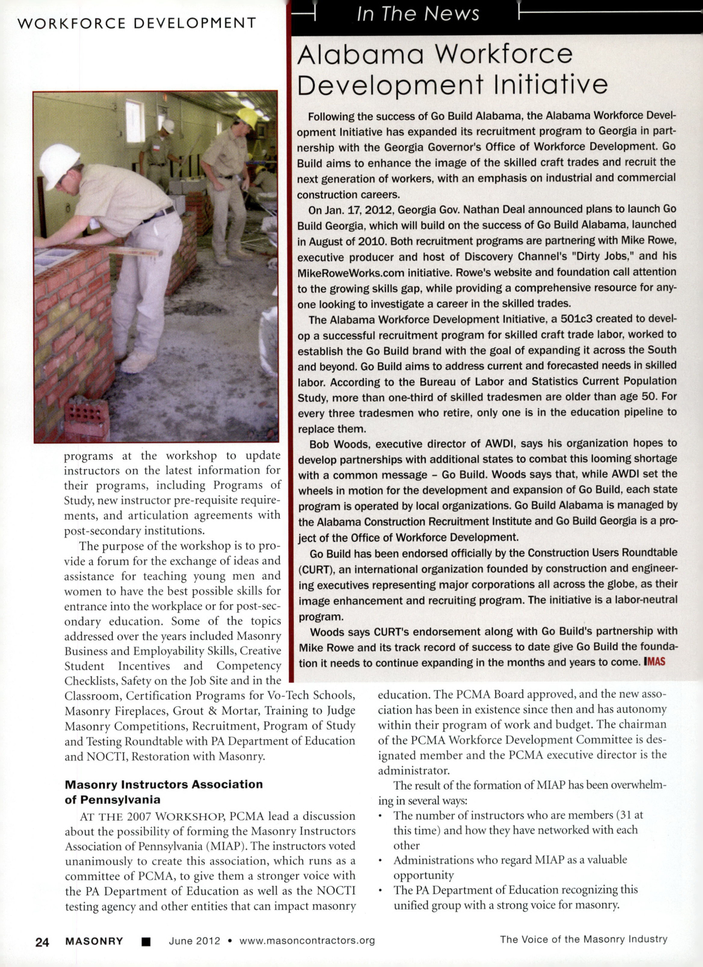 Masonry Magazine June 2012 Page. 26