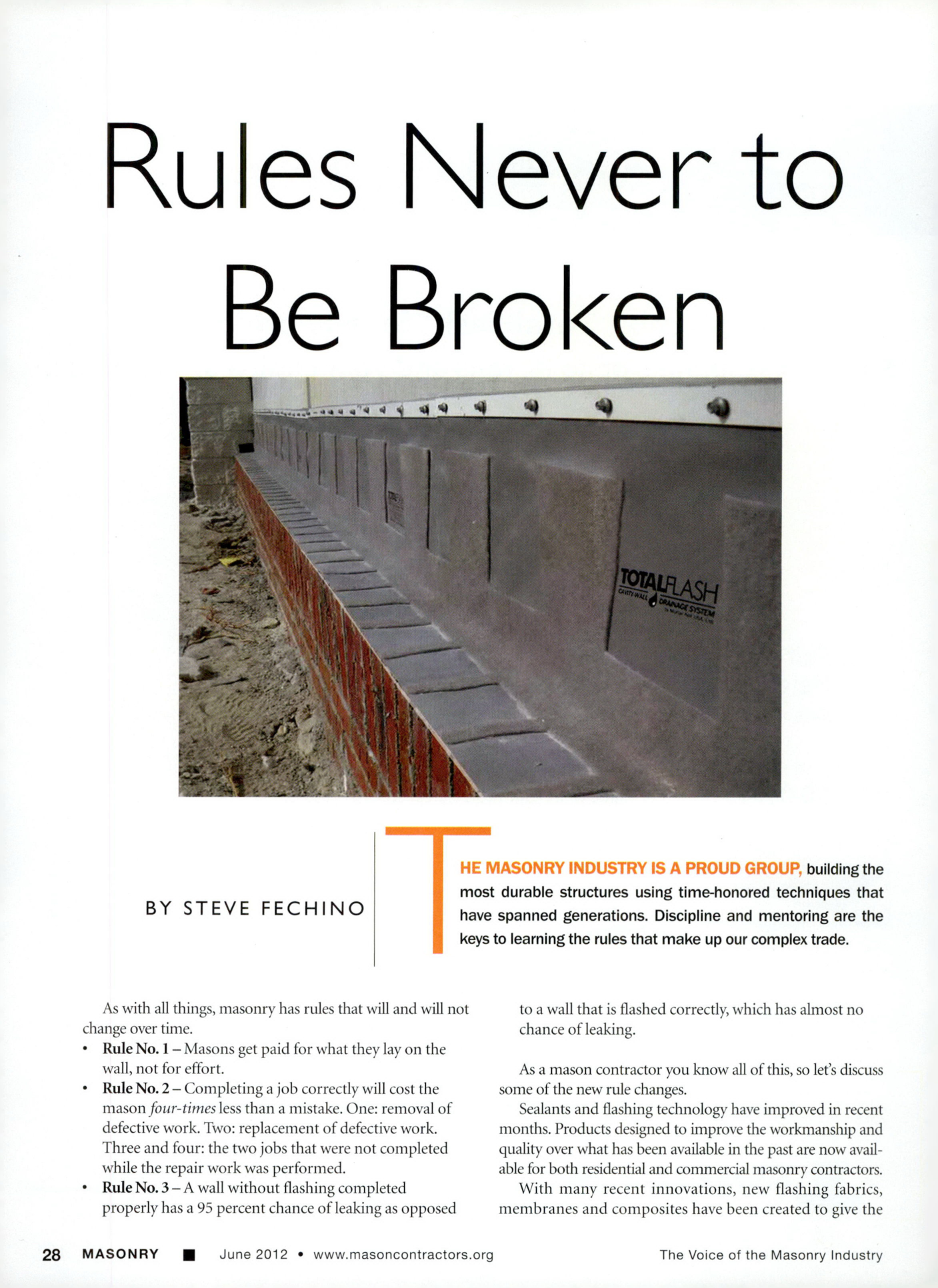 Masonry Magazine June 2012 Page. 30