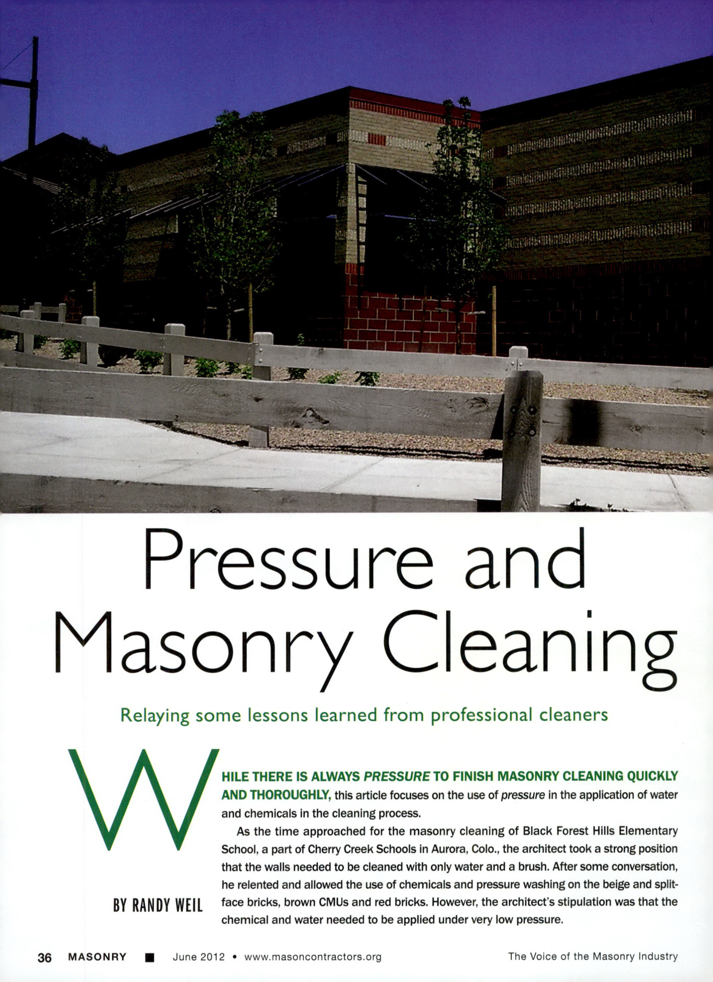 Masonry Magazine June 2012 Page. 38