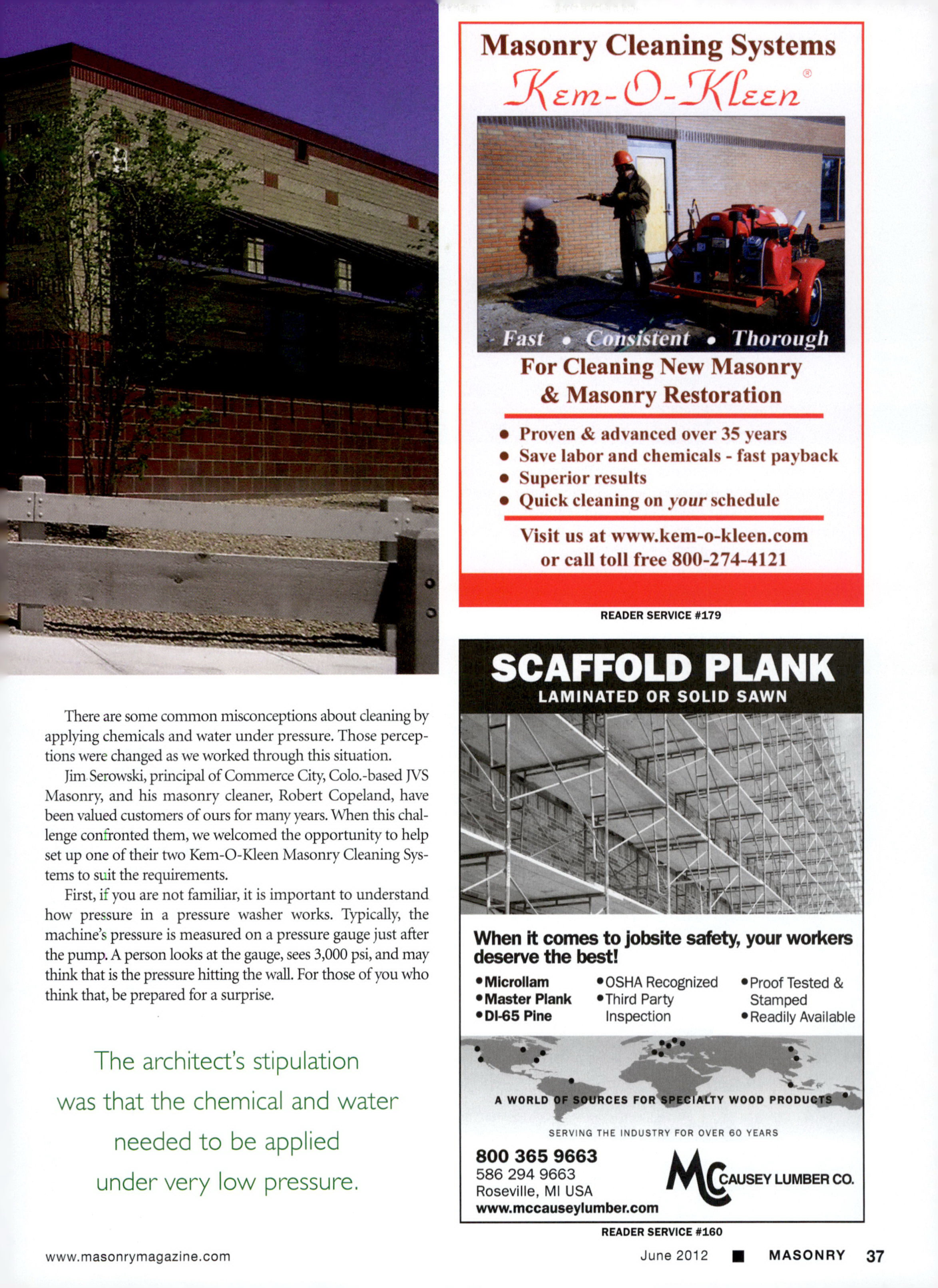 Masonry Magazine June 2012 Page. 39