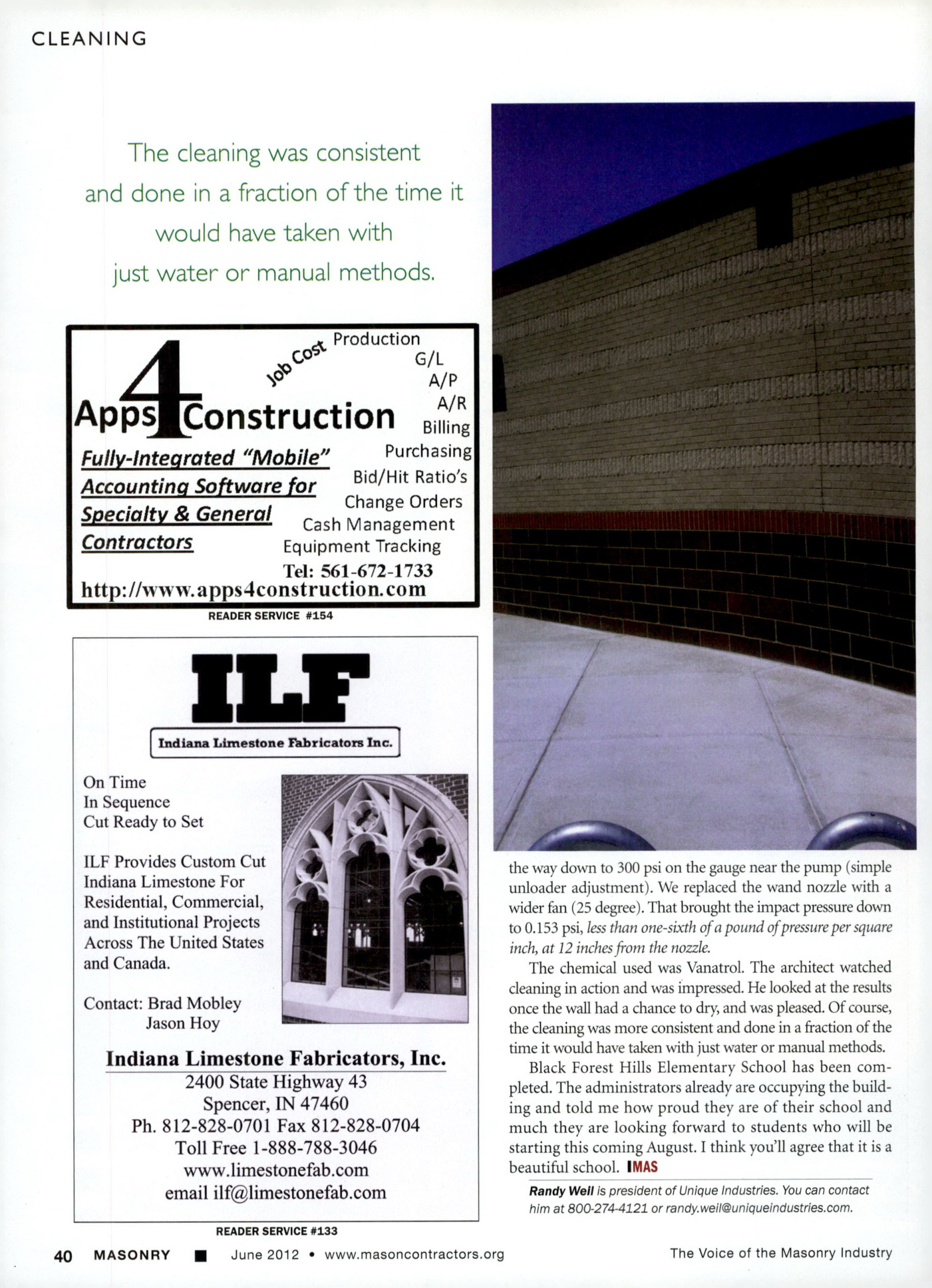 Masonry Magazine June 2012 Page. 42