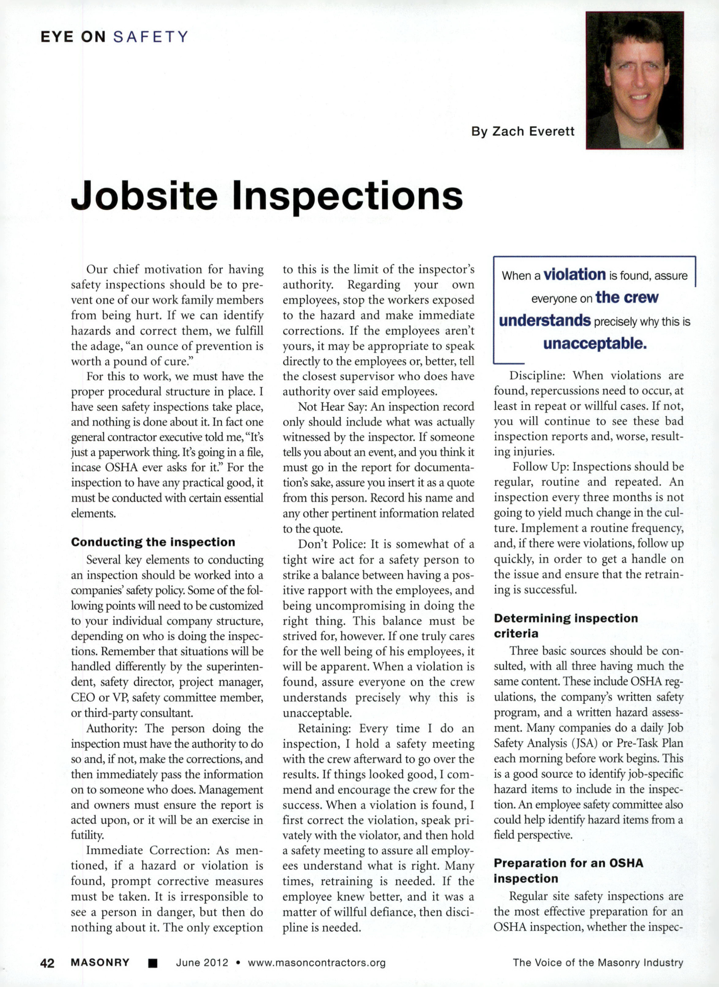 Masonry Magazine June 2012 Page. 44