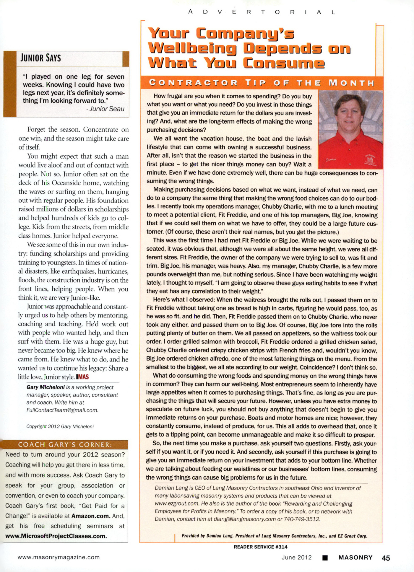 Masonry Magazine June 2012 Page. 47