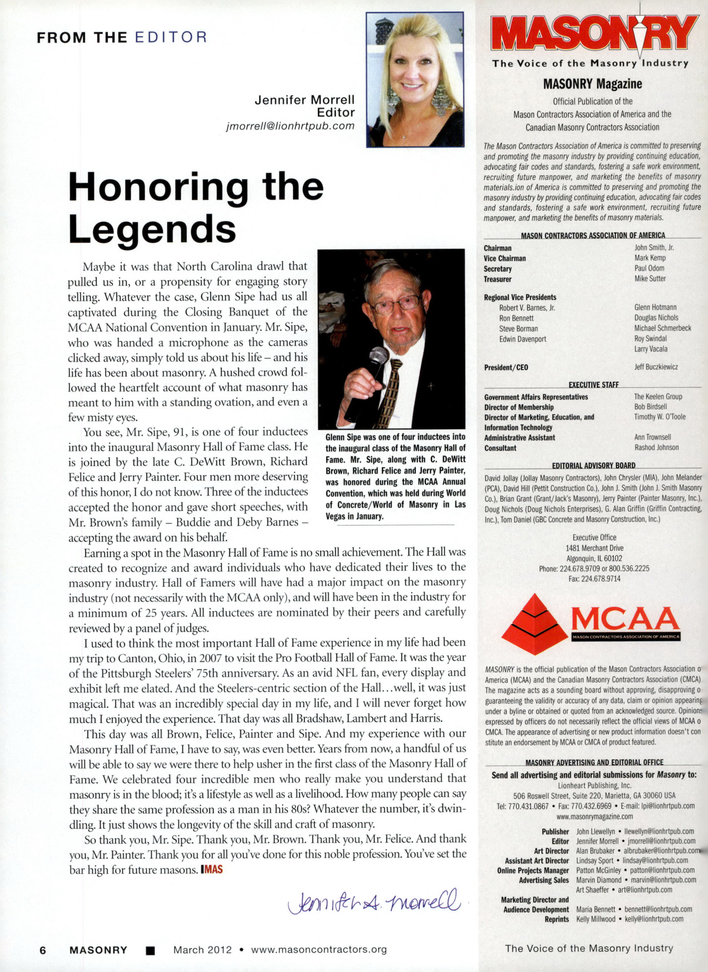 Masonry Magazine March 2012 Page. 8