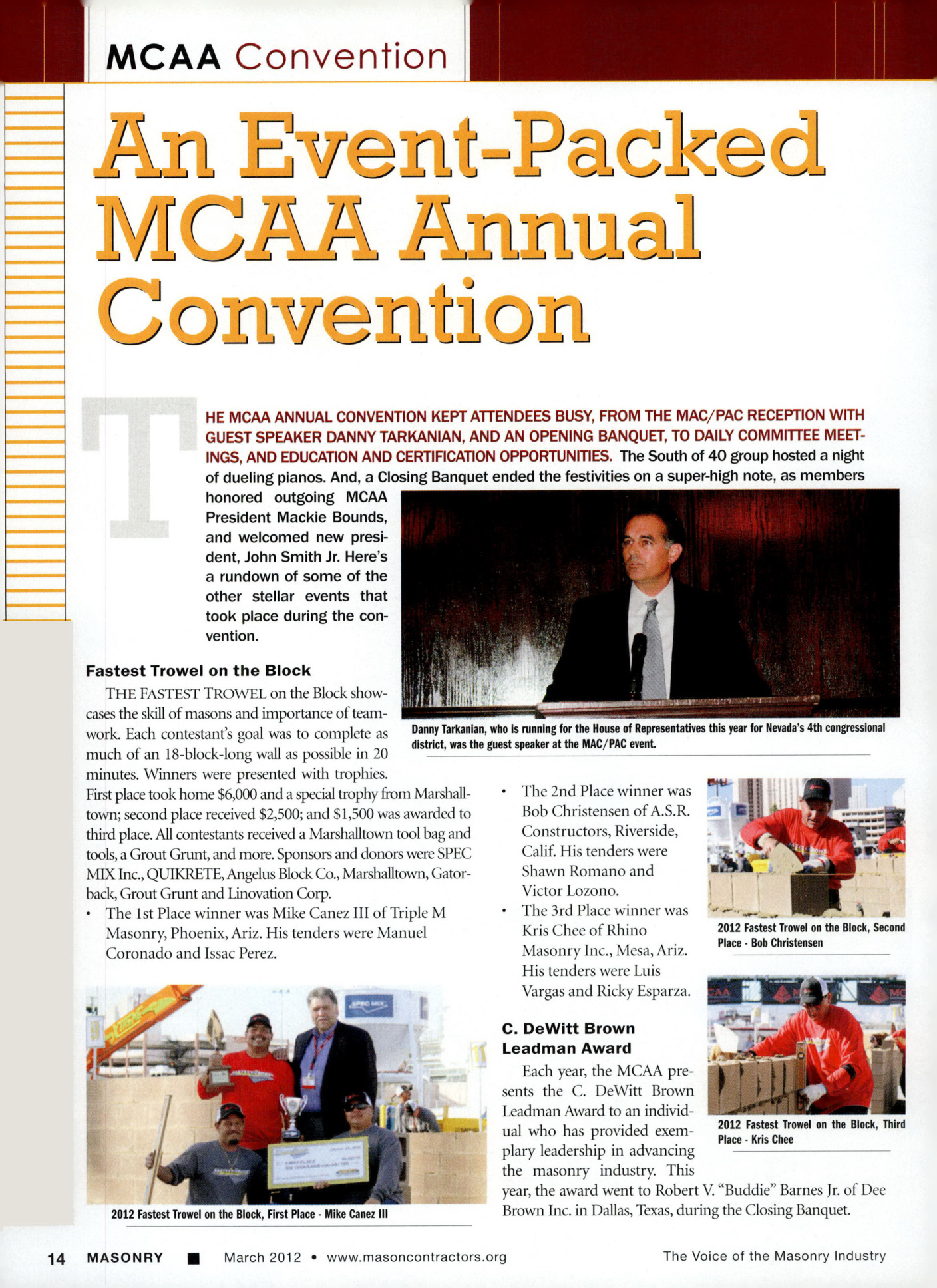 Masonry Magazine March 2012 Page. 16