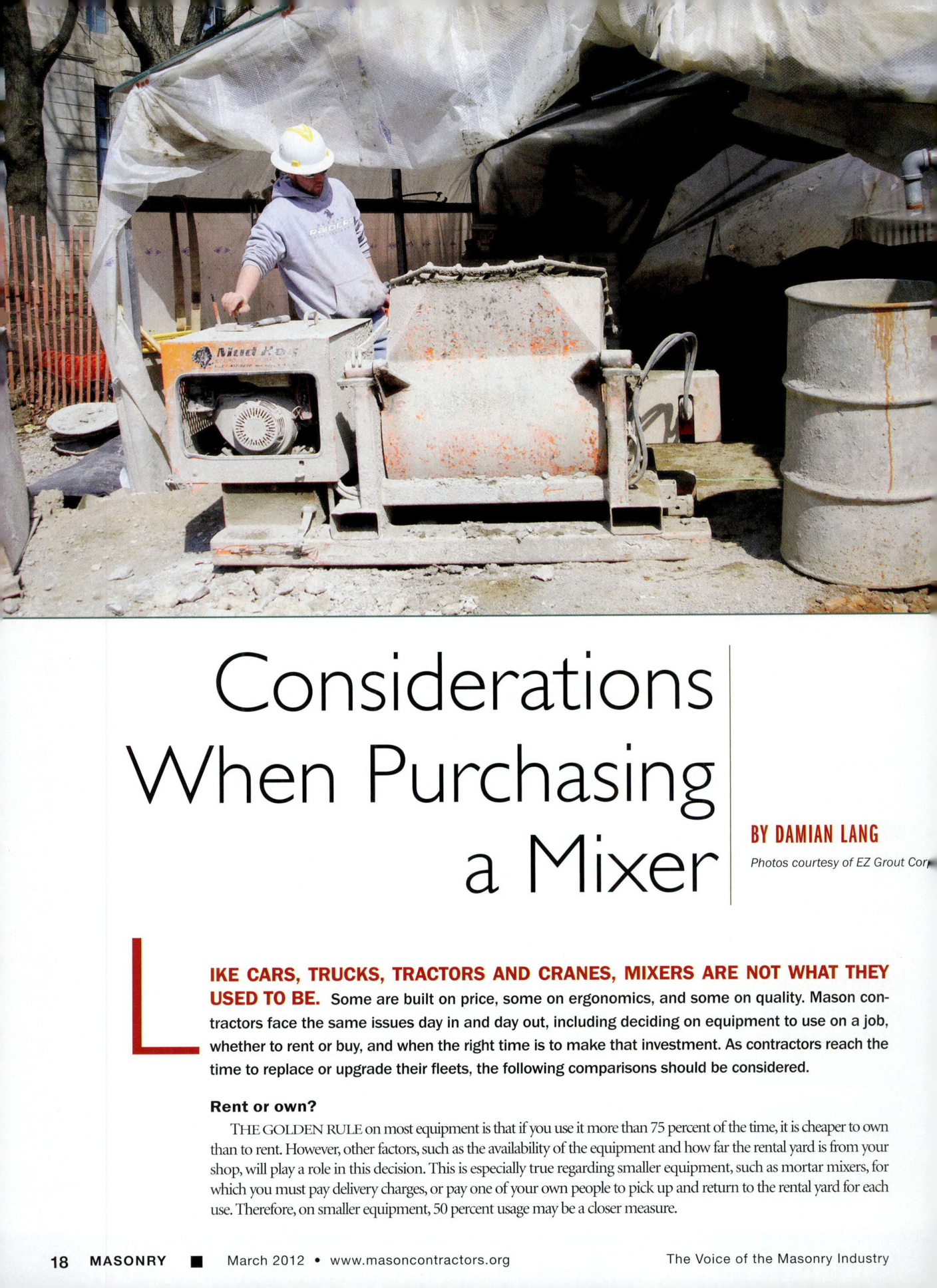 Masonry Magazine March 2012 Page. 20