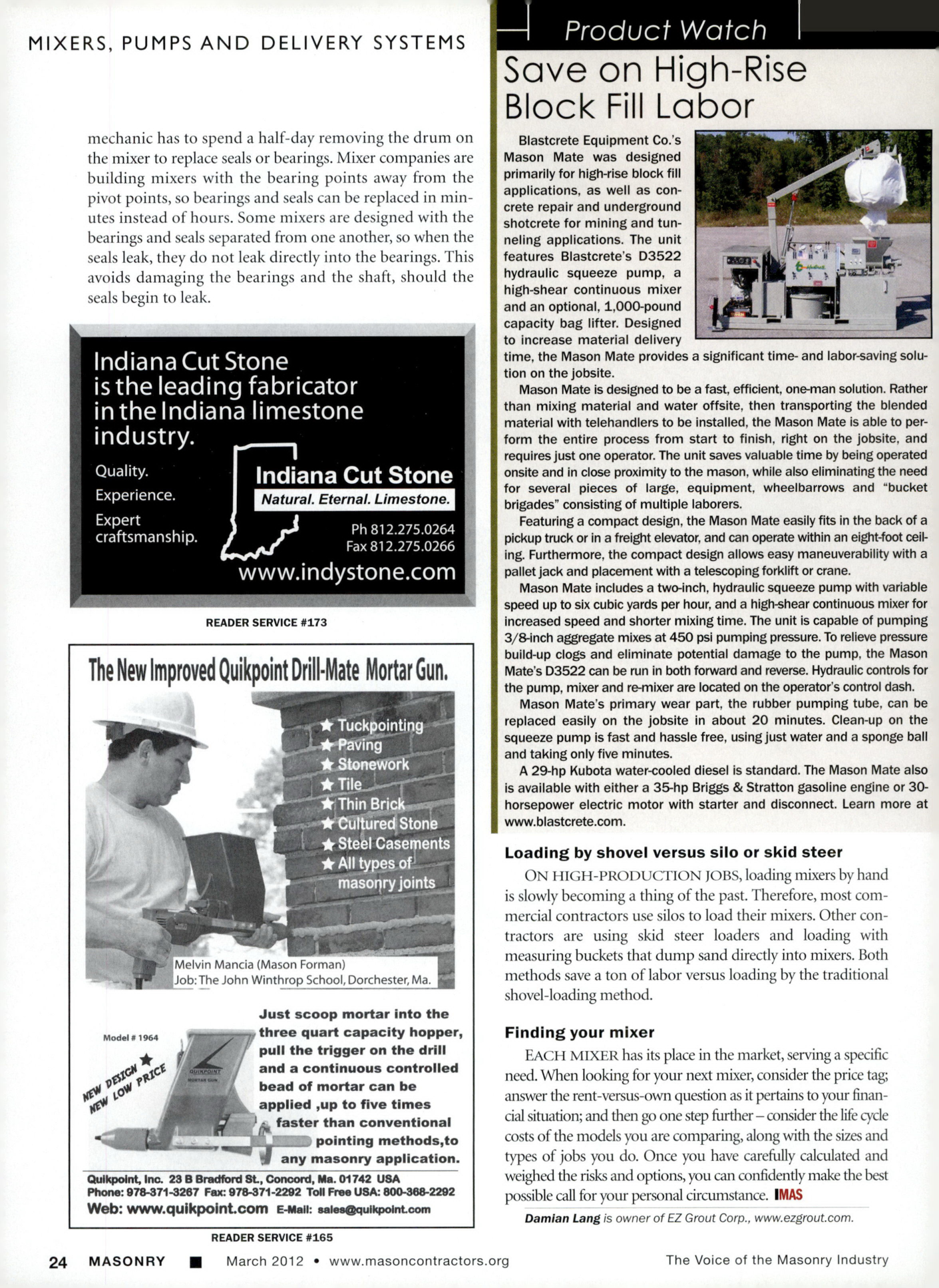Masonry Magazine March 2012 Page. 26