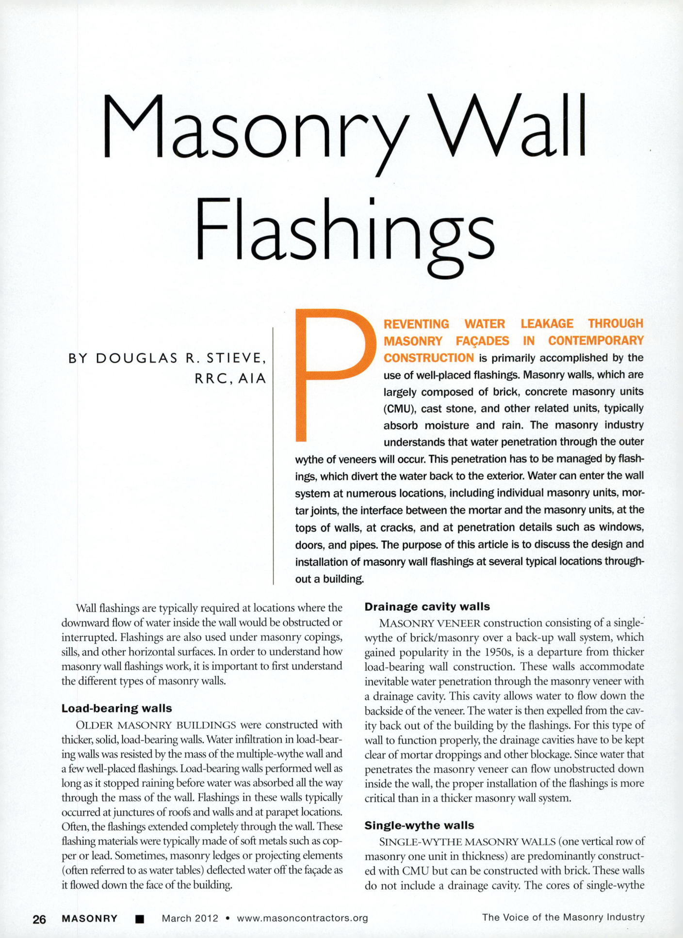 Masonry Magazine March 2012 Page. 28