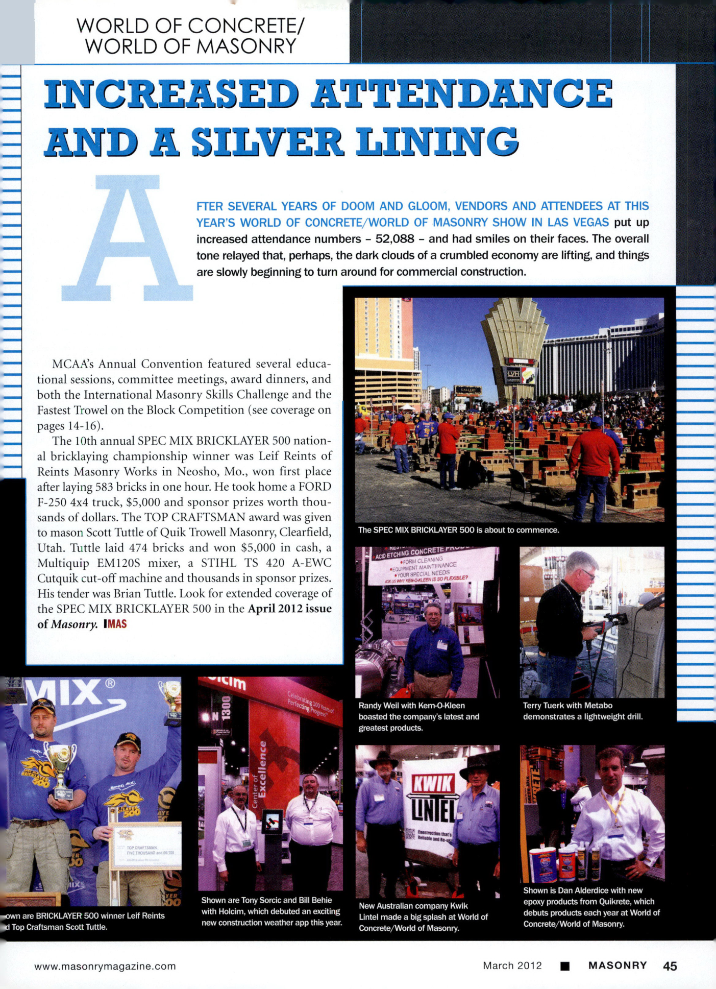Masonry Magazine March 2012 Page. 47