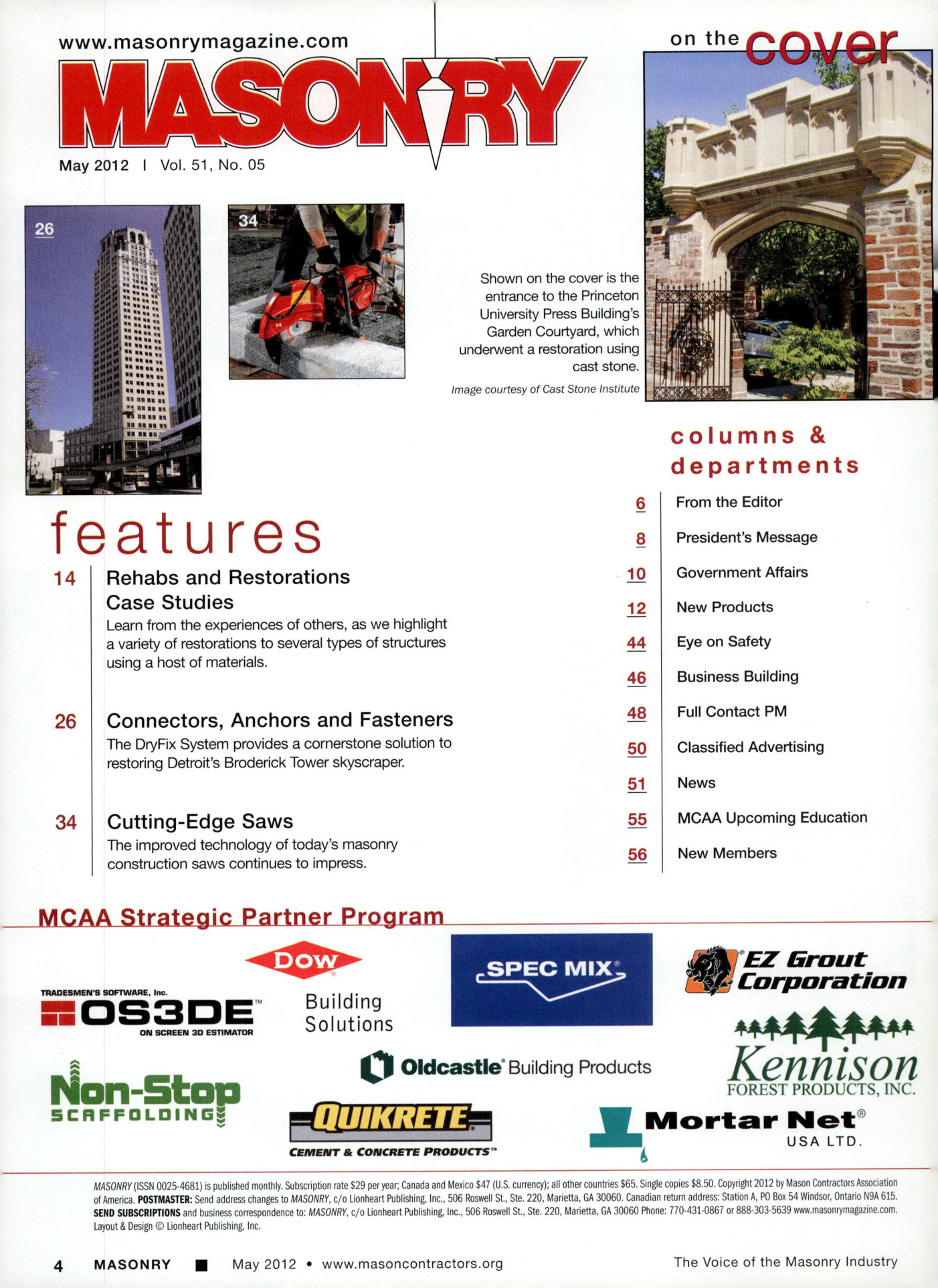 Masonry Magazine May 2012 Page. 6