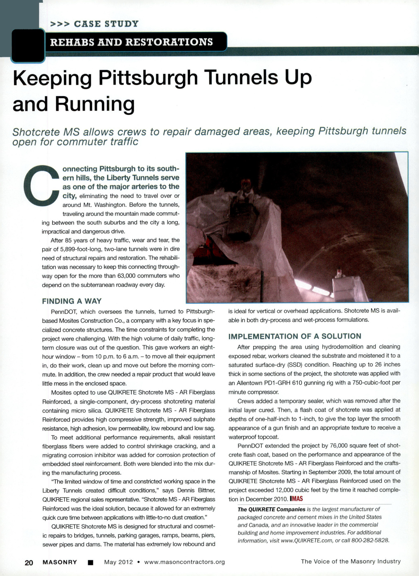 Masonry Magazine May 2012 Page. 22