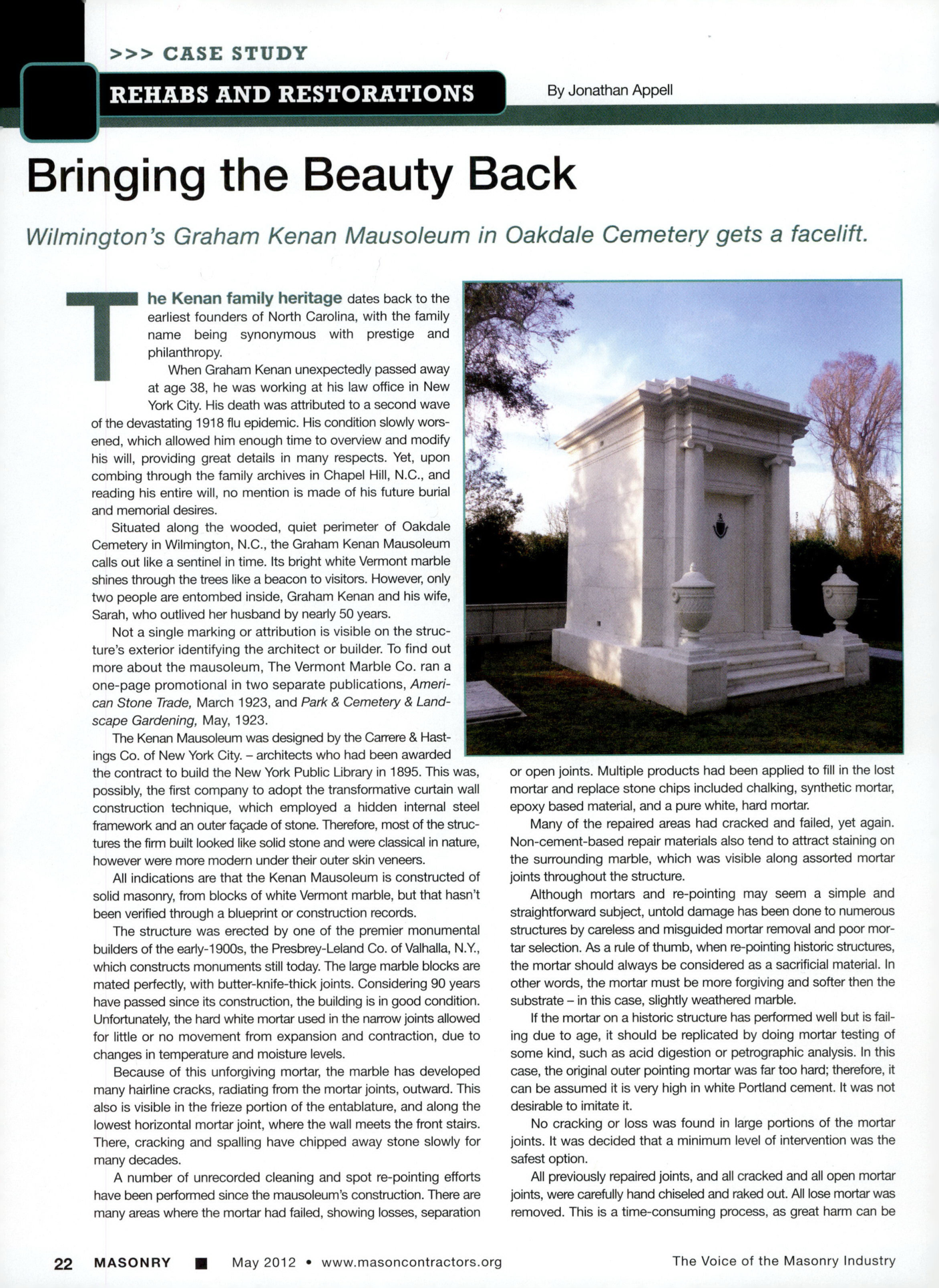 Masonry Magazine May 2012 Page. 24