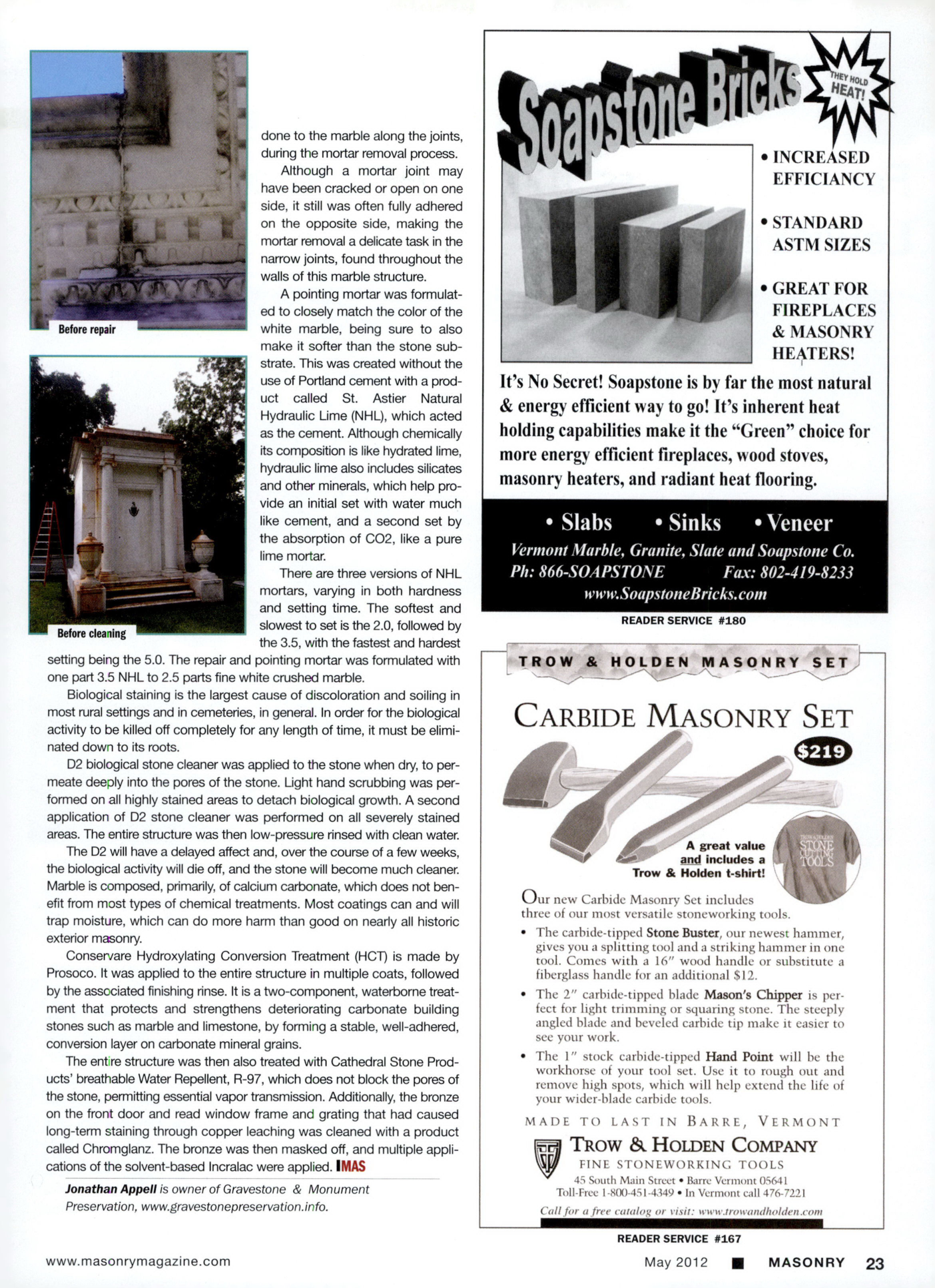 Masonry Magazine May 2012 Page. 25