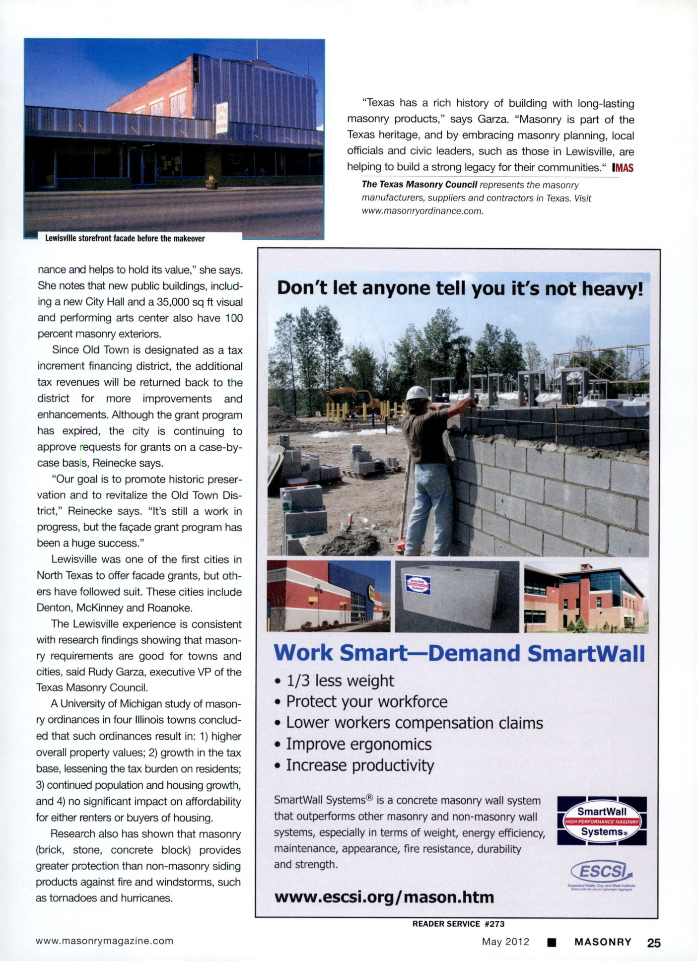 Masonry Magazine May 2012 Page. 27