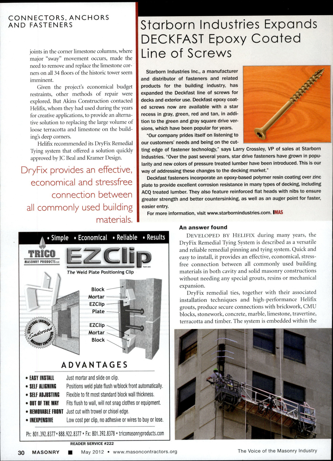Masonry Magazine May 2012 Page. 32