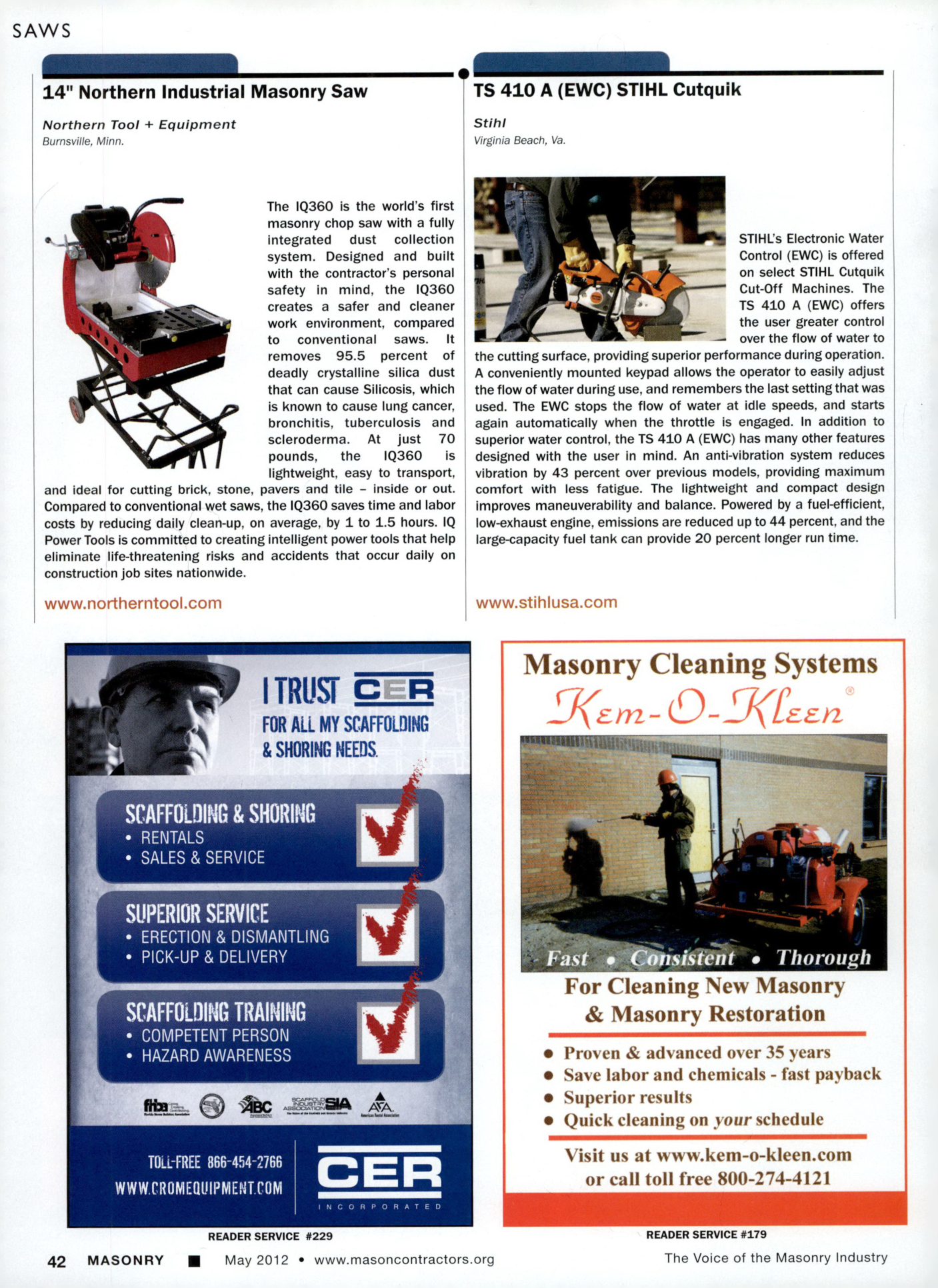 Masonry Magazine May 2012 Page. 44