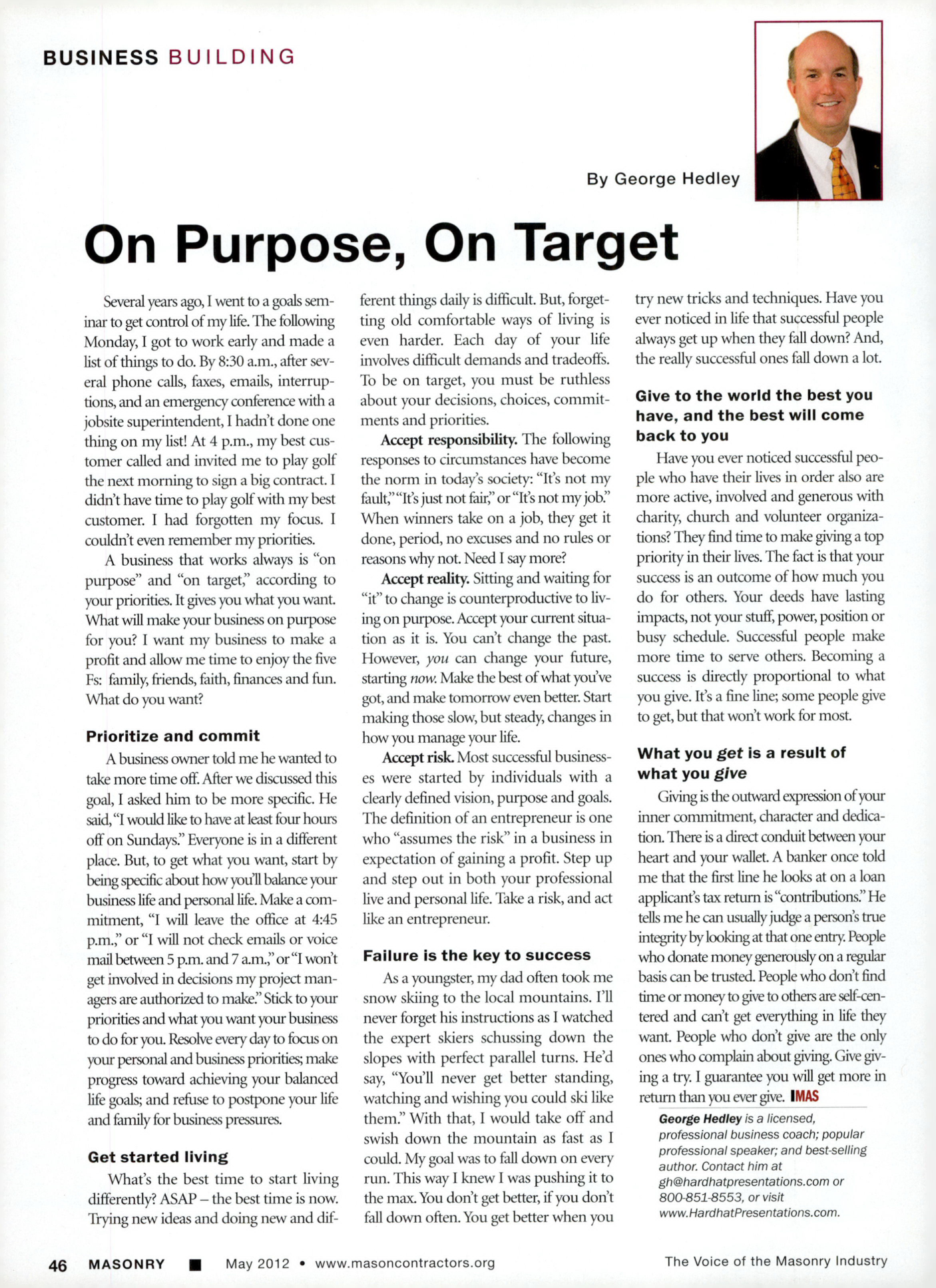 Masonry Magazine May 2012 Page. 48