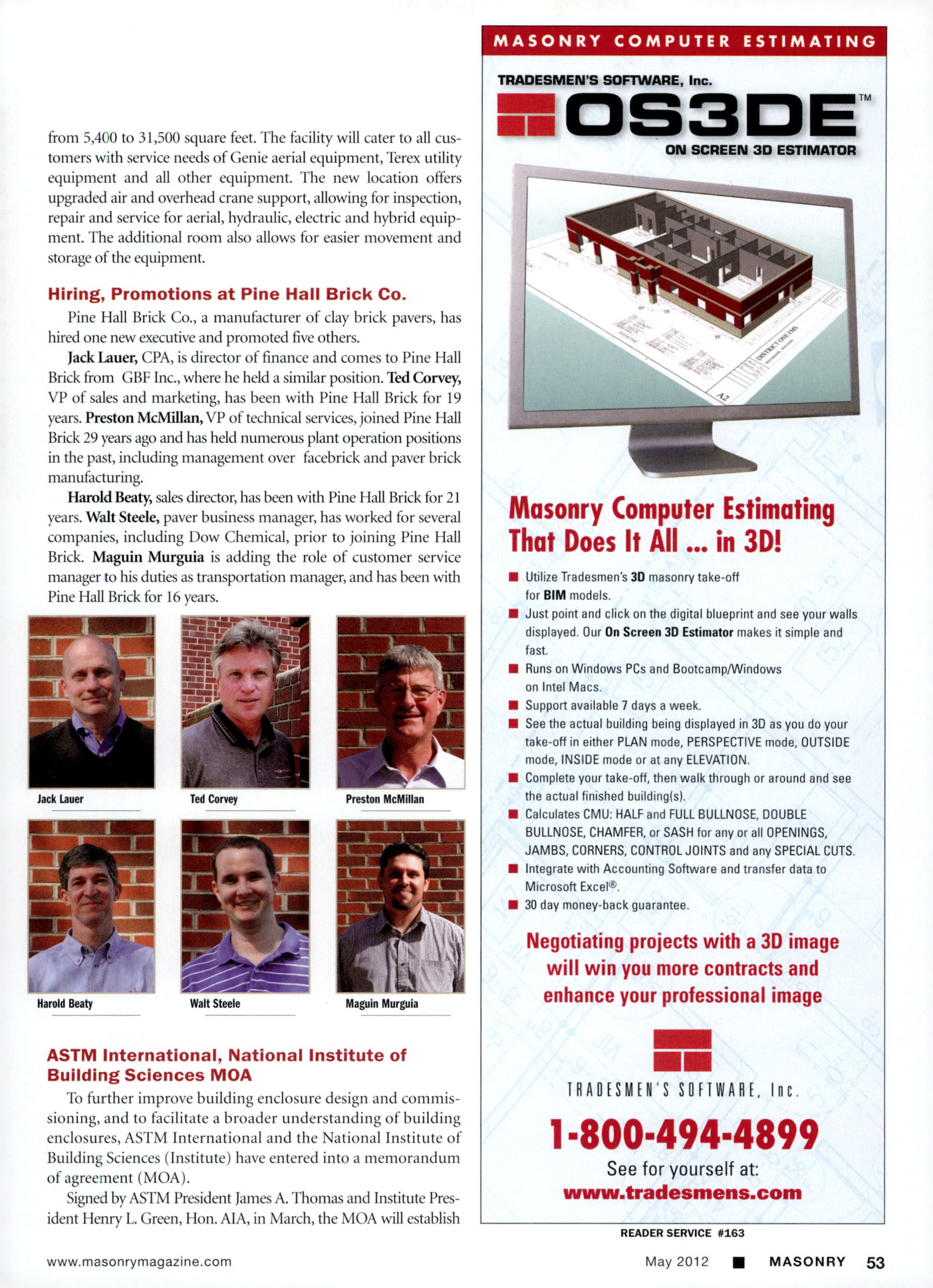 Masonry Magazine May 2012 Page. 55