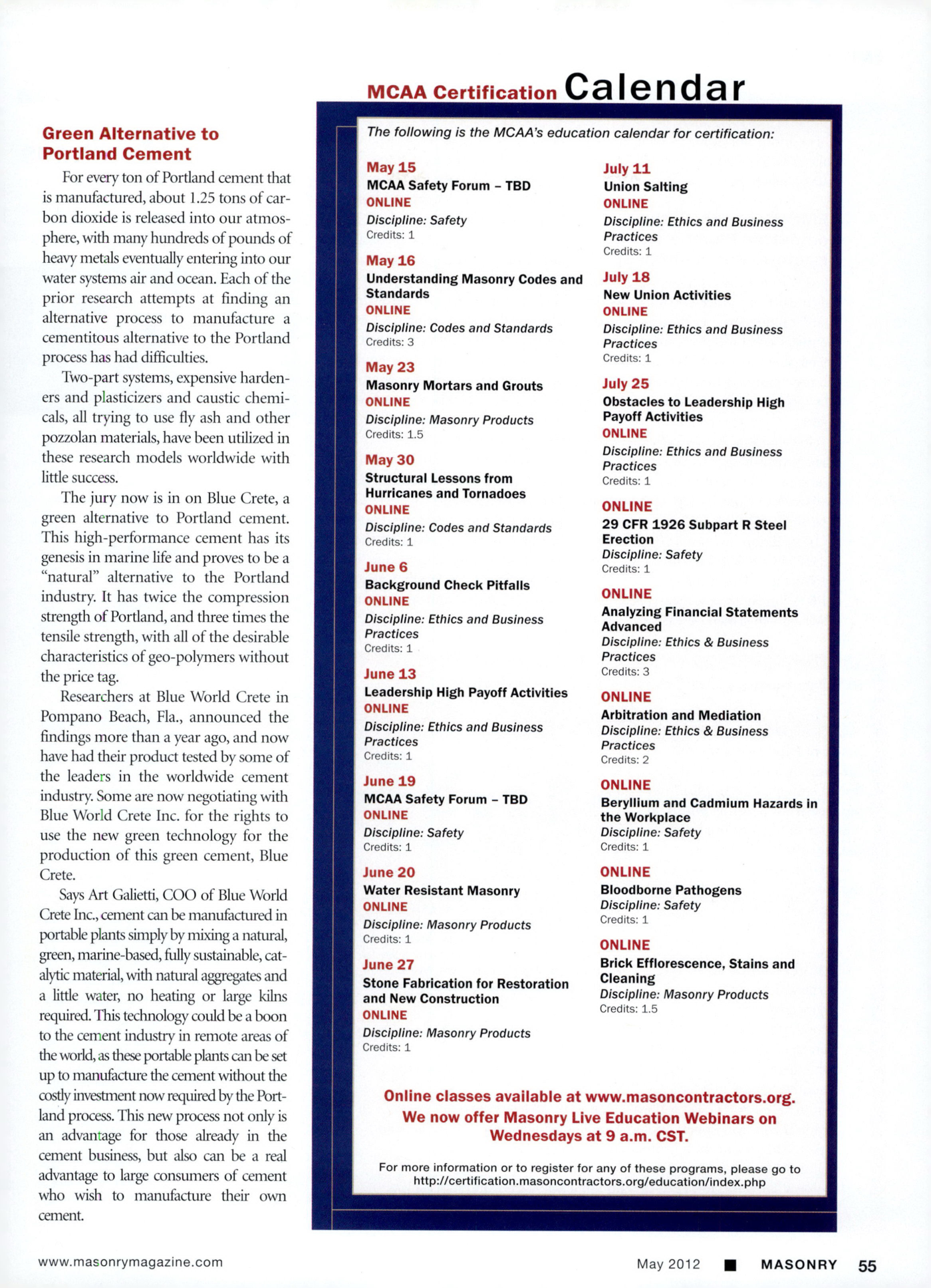 Masonry Magazine May 2012 Page. 57