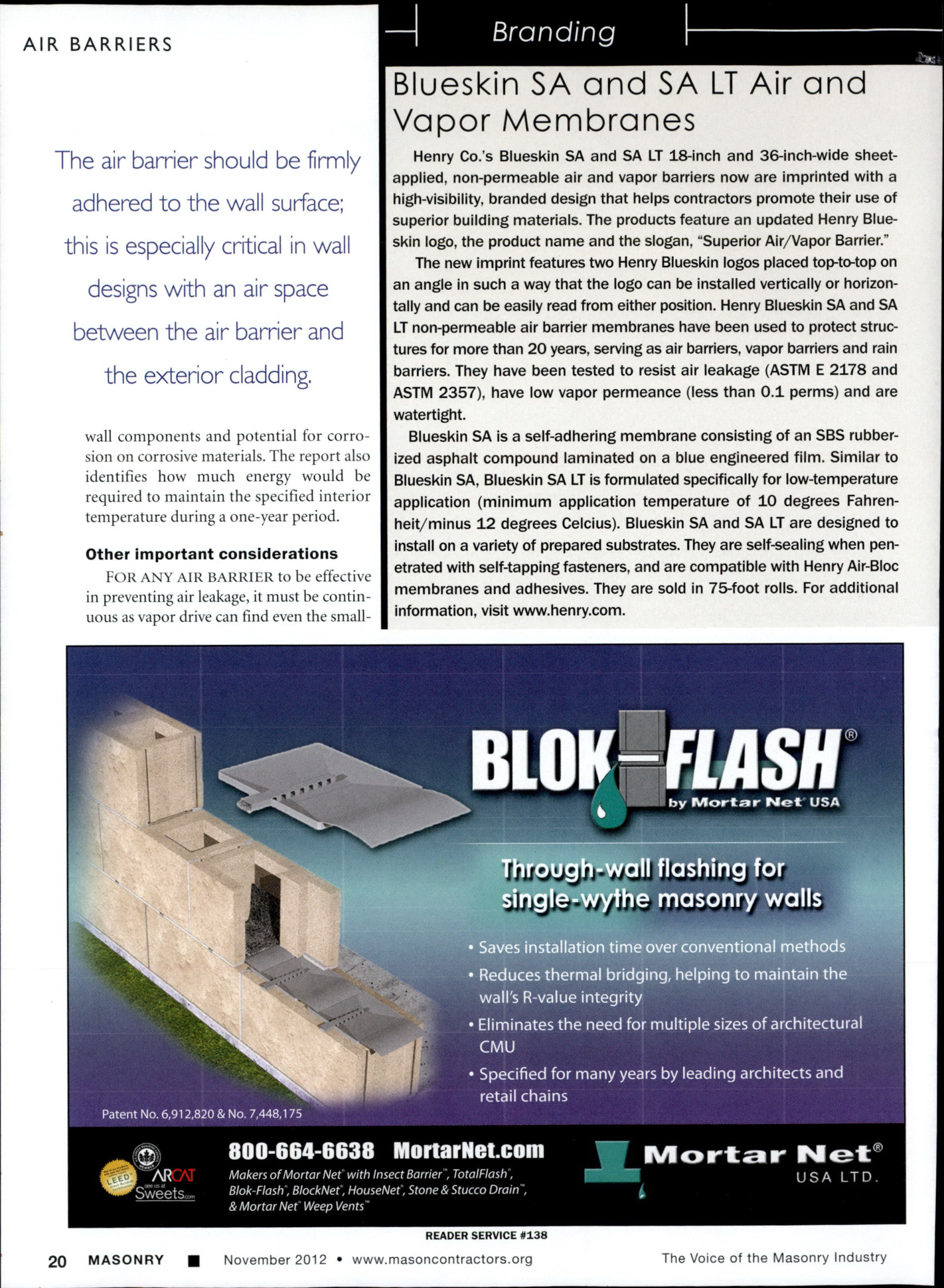 Masonry Magazine November 2012 Page. 22