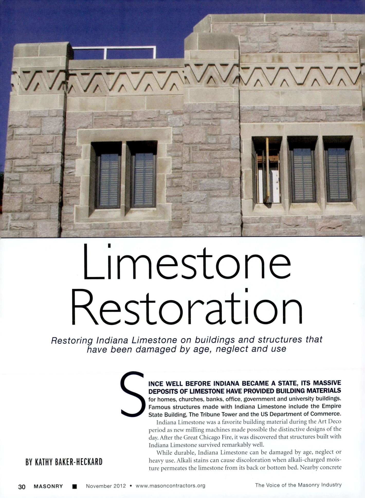 Masonry Magazine November 2012 Page. 32