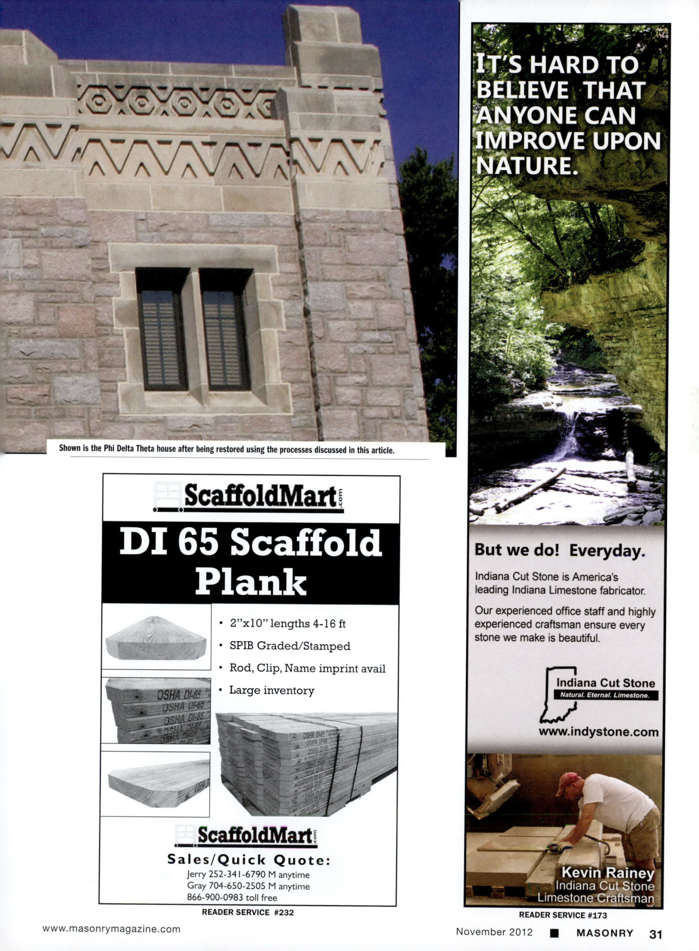 Masonry Magazine November 2012 Page. 33