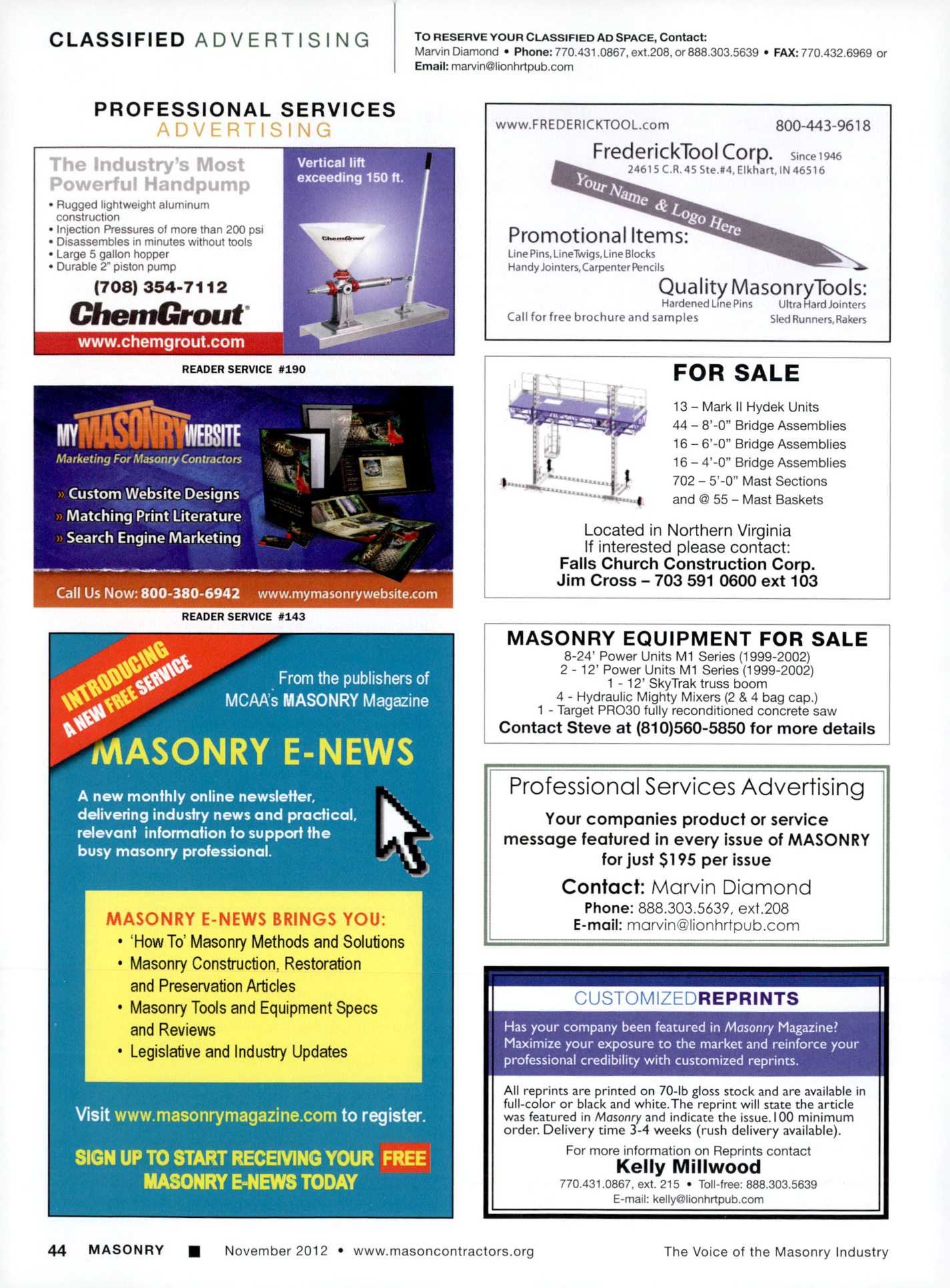 Masonry Magazine November 2012 Page. 46