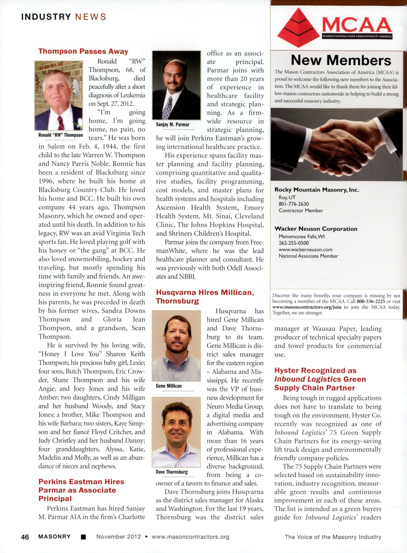 Masonry Magazine November 2012 Page. 48