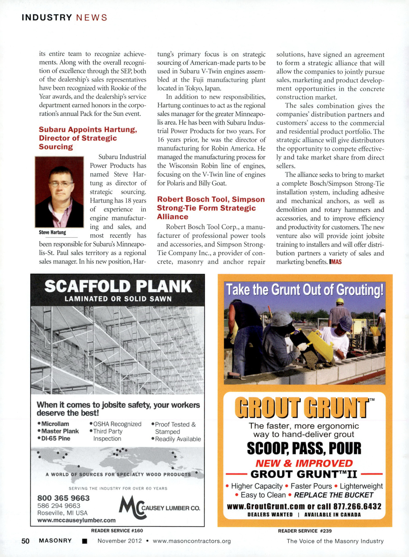 Masonry Magazine November 2012 Page. 52