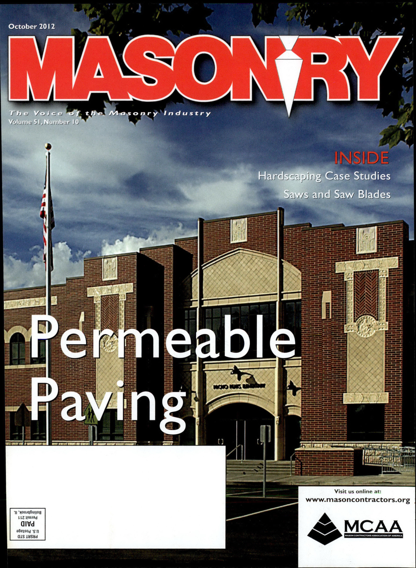 Masonry Magazine October 2012 Page. 1