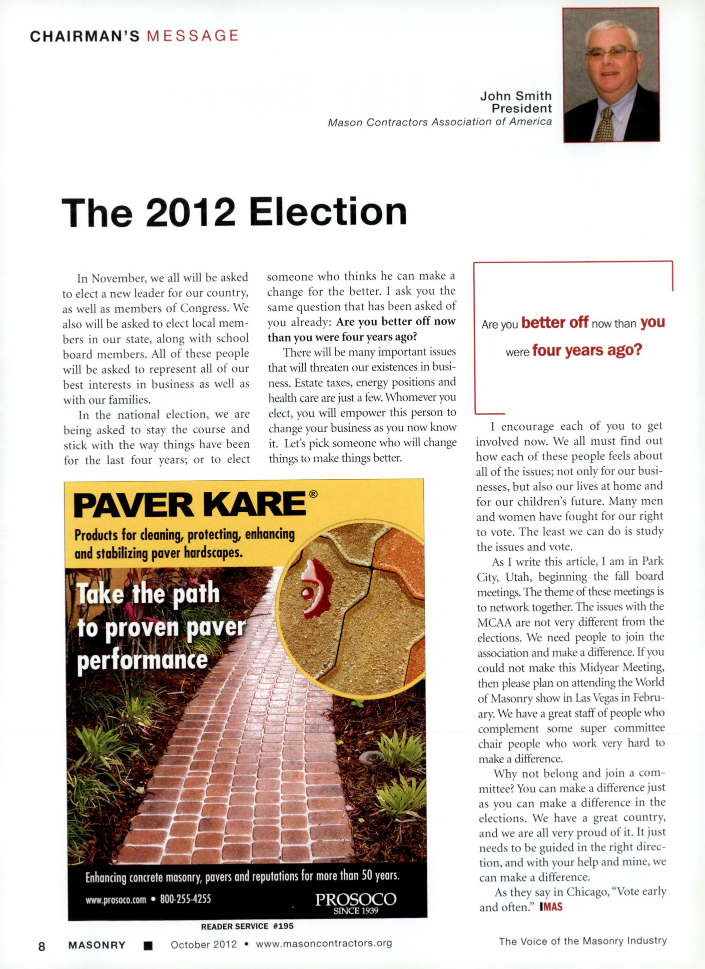 Masonry Magazine October 2012 Page. 10