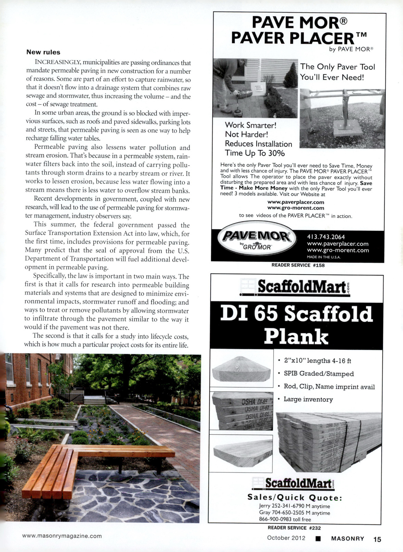 Masonry Magazine October 2012 Page. 17