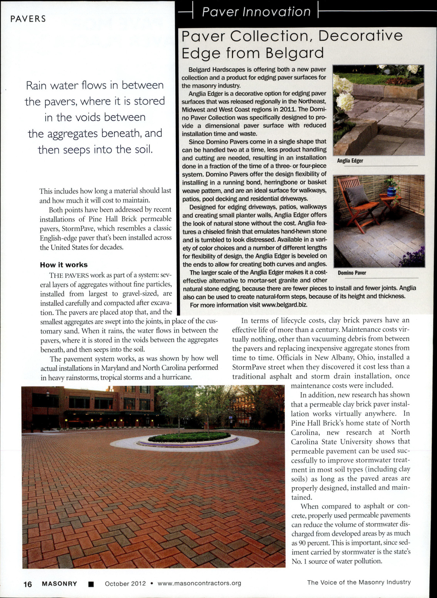 Masonry Magazine October 2012 Page. 18