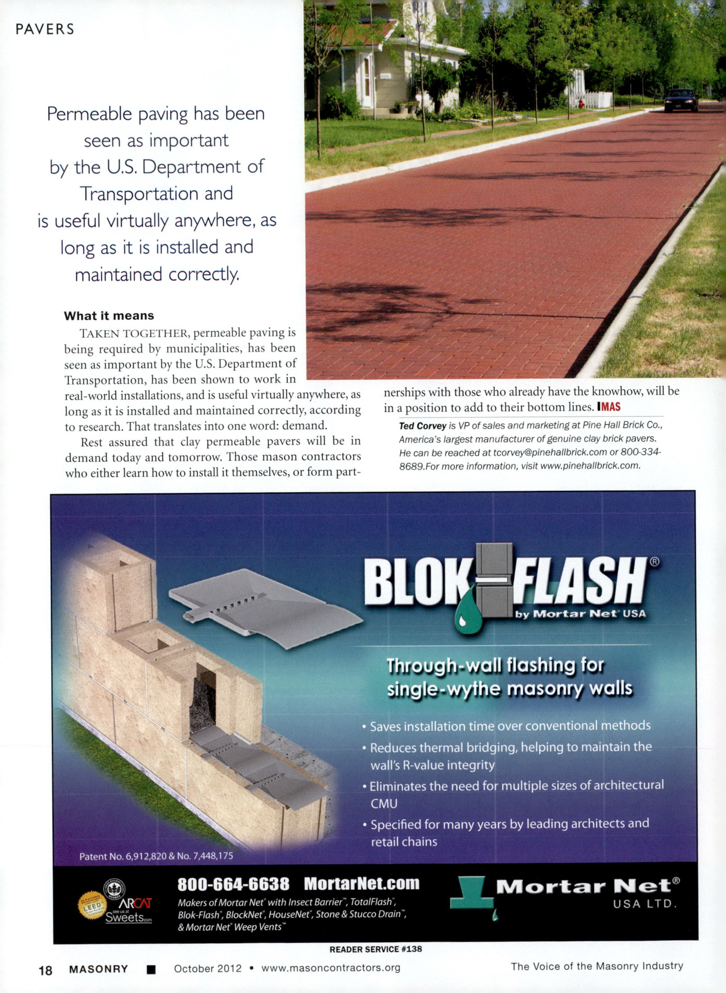 Masonry Magazine October 2012 Page. 20