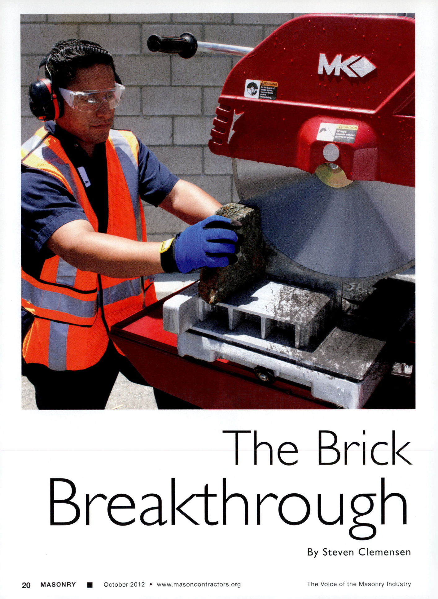 Masonry Magazine October 2012 Page. 22
