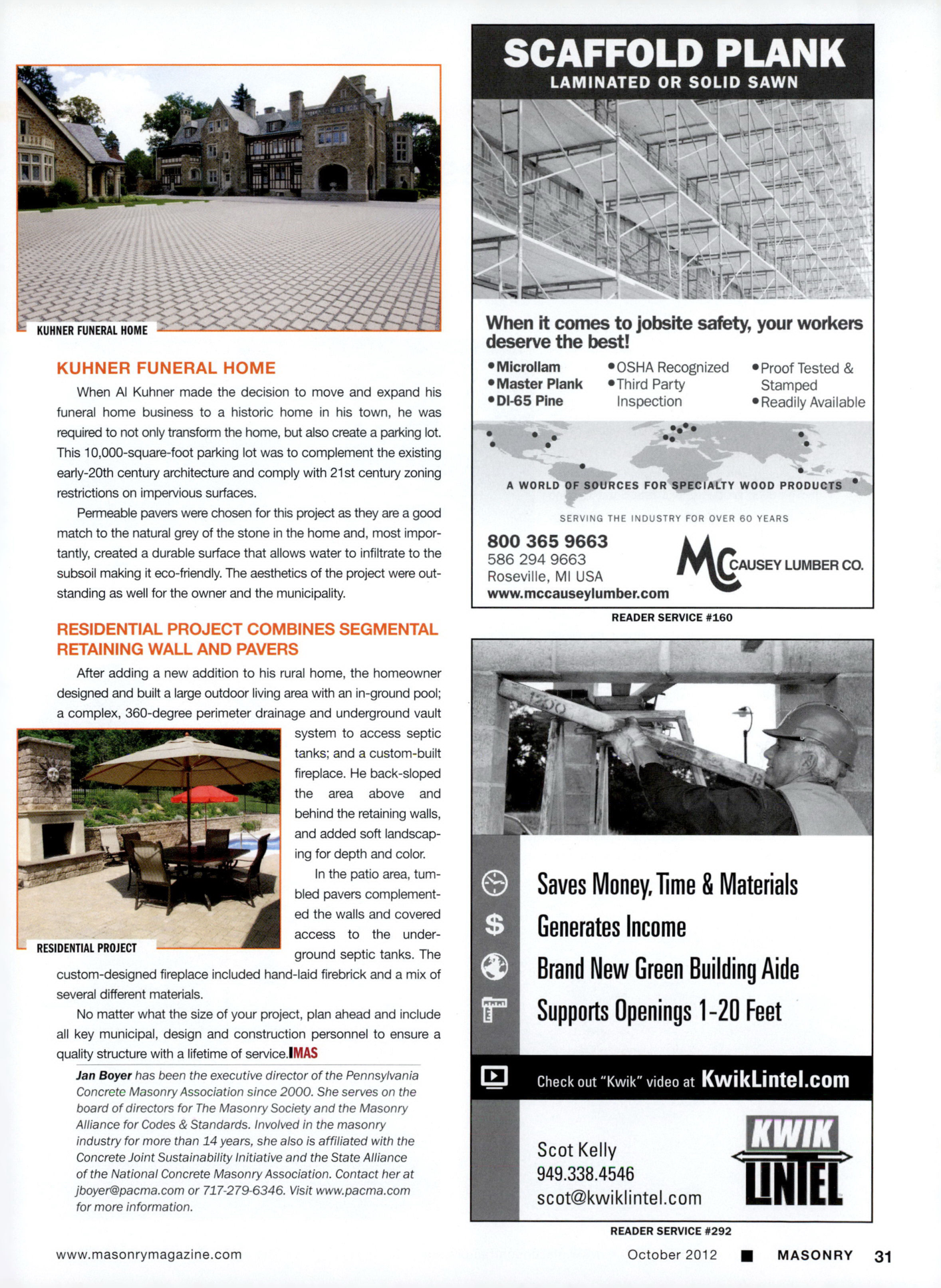 Masonry Magazine October 2012 Page. 33
