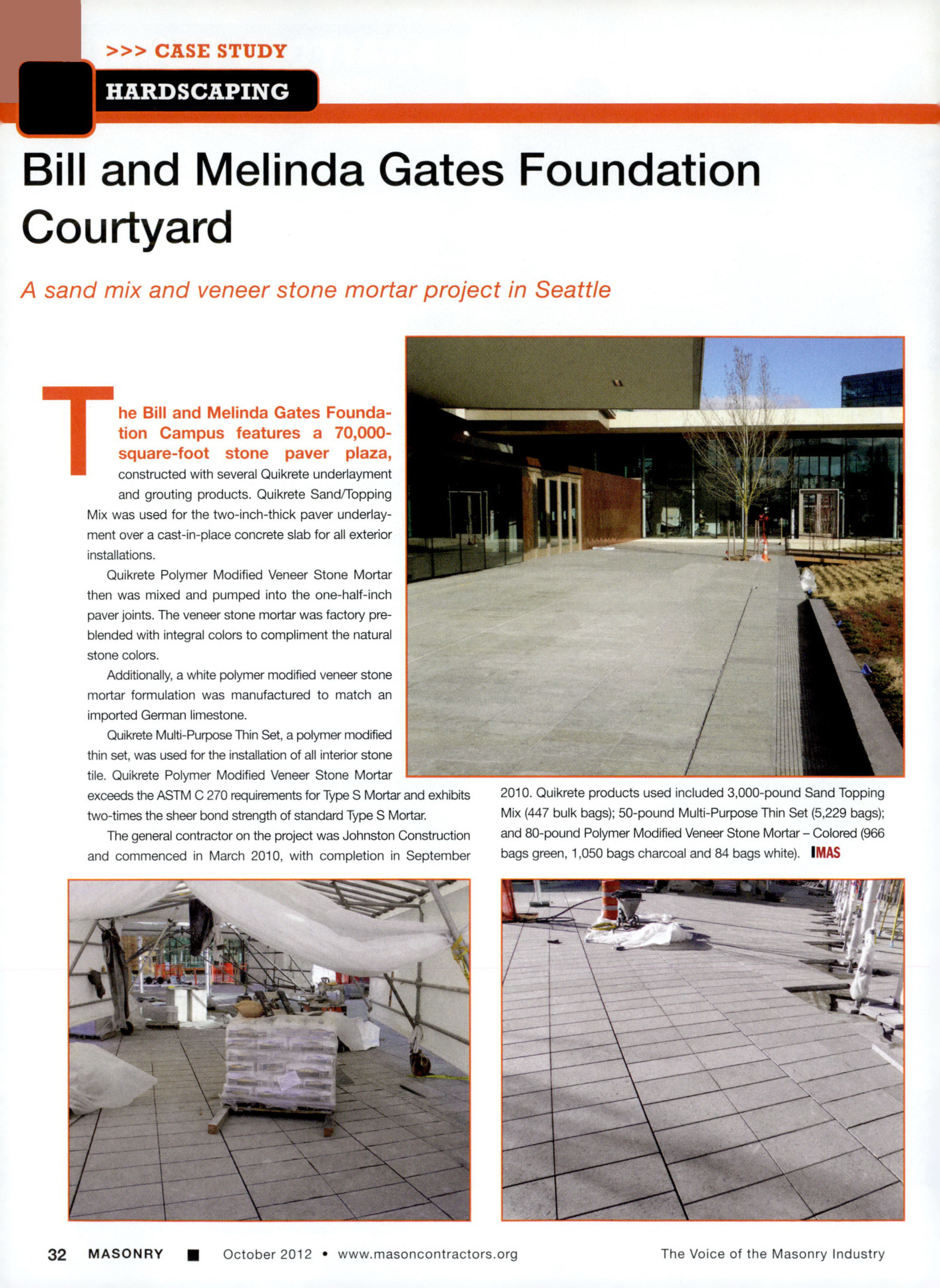 Masonry Magazine October 2012 Page. 34