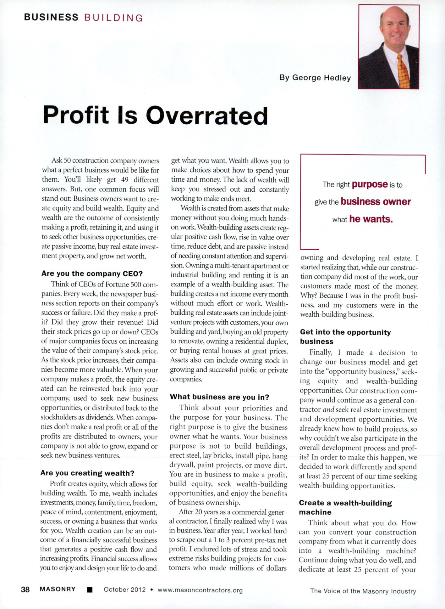 Masonry Magazine October 2012 Page. 40