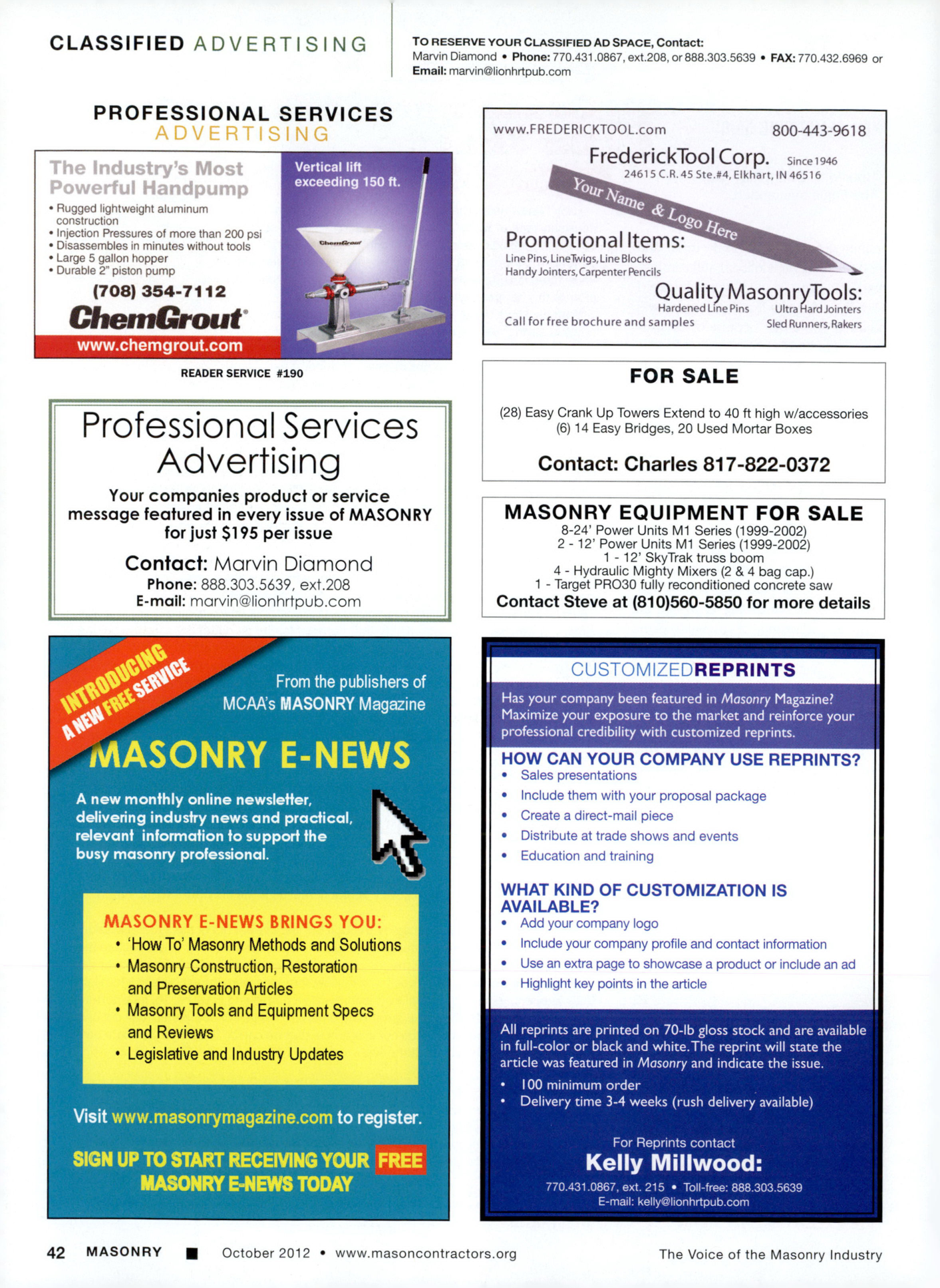 Masonry Magazine October 2012 Page. 44