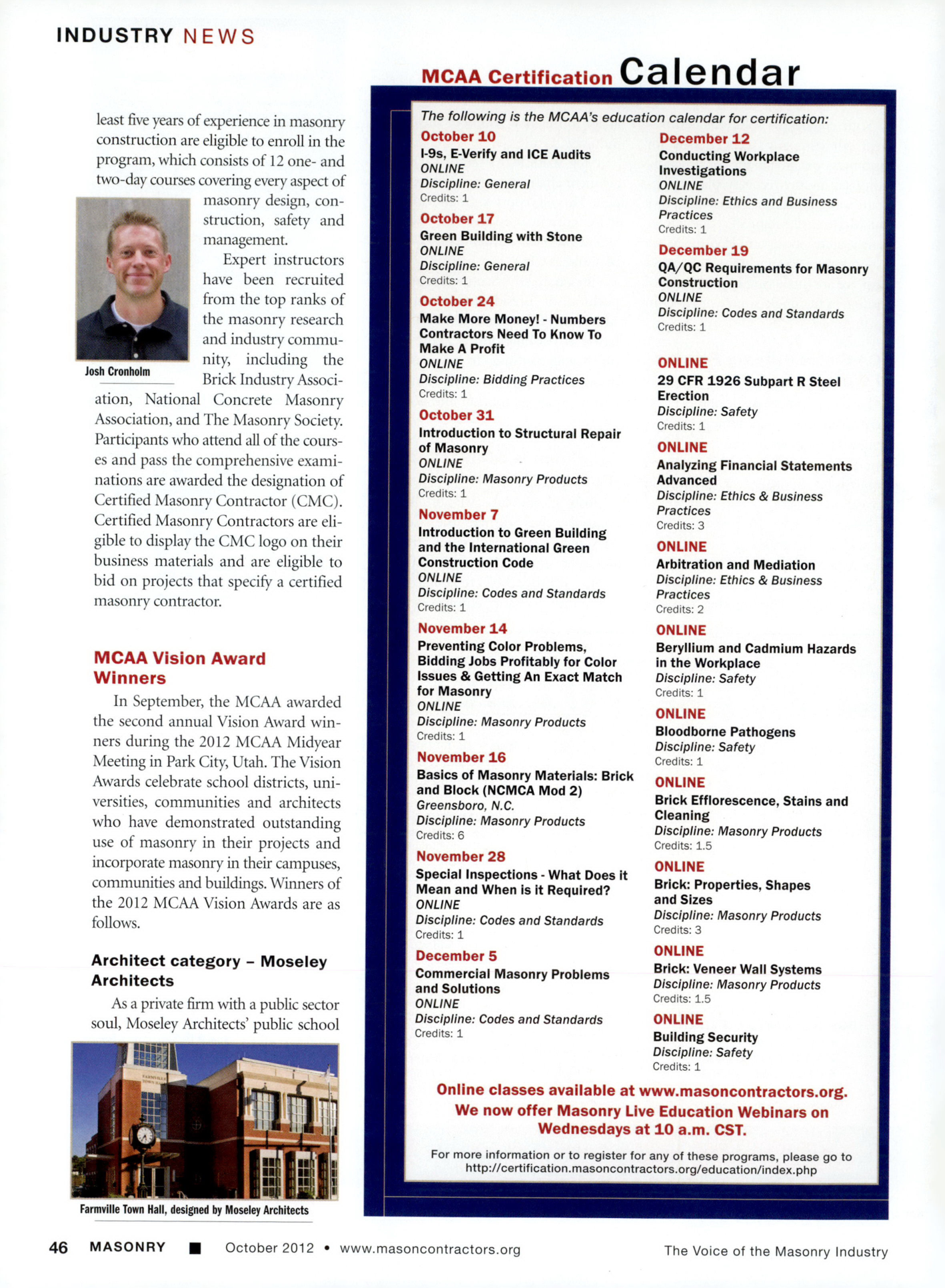 Masonry Magazine October 2012 Page. 48