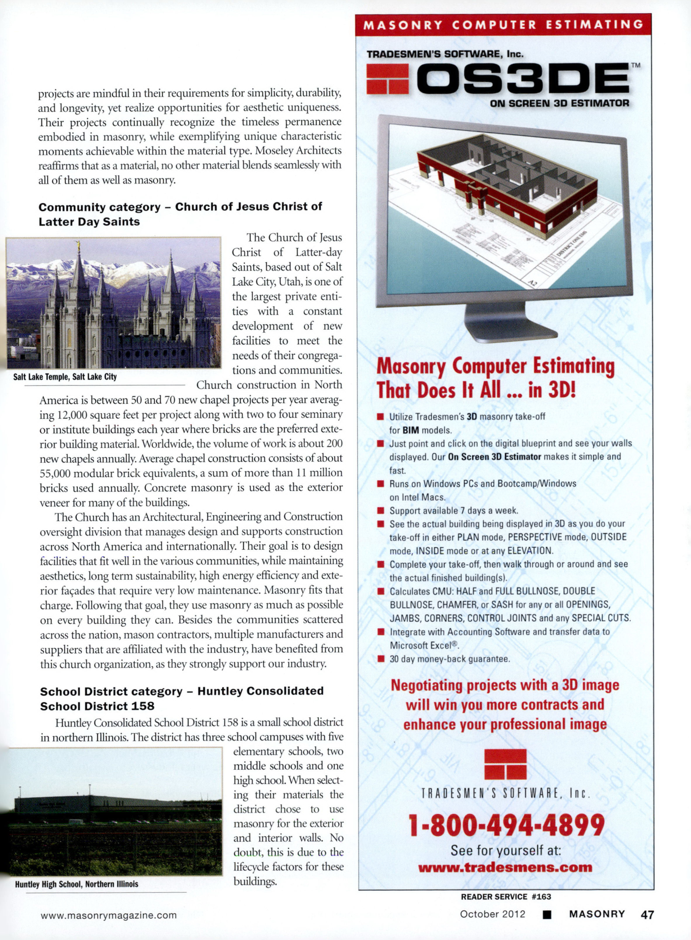 Masonry Magazine October 2012 Page. 49